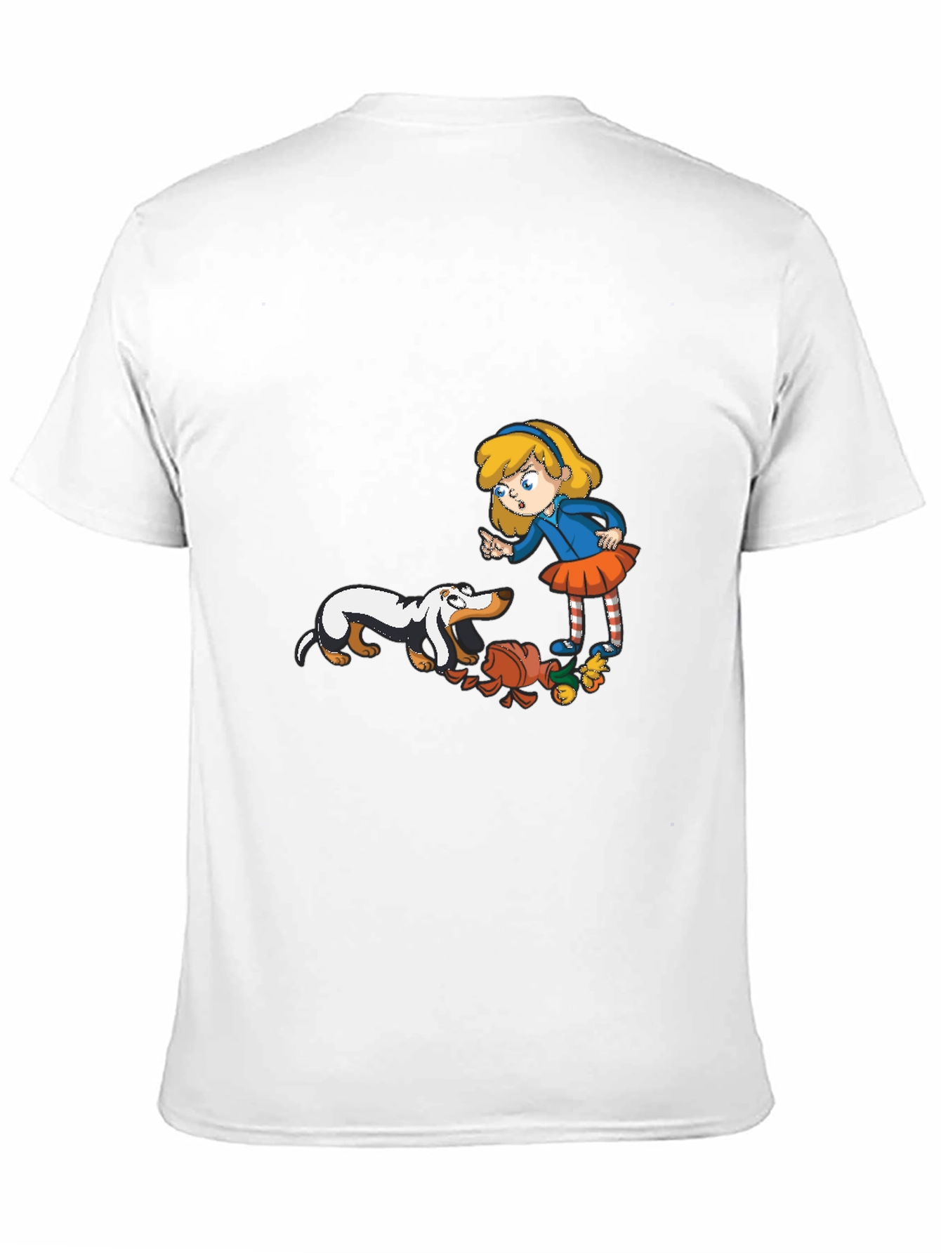 Black Girl and Dachshunds Graphic Tee view 11