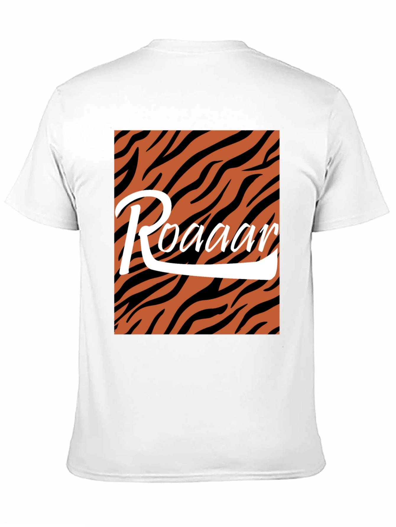 Black Roaar Tiger Stripe Graphic Tee view 11