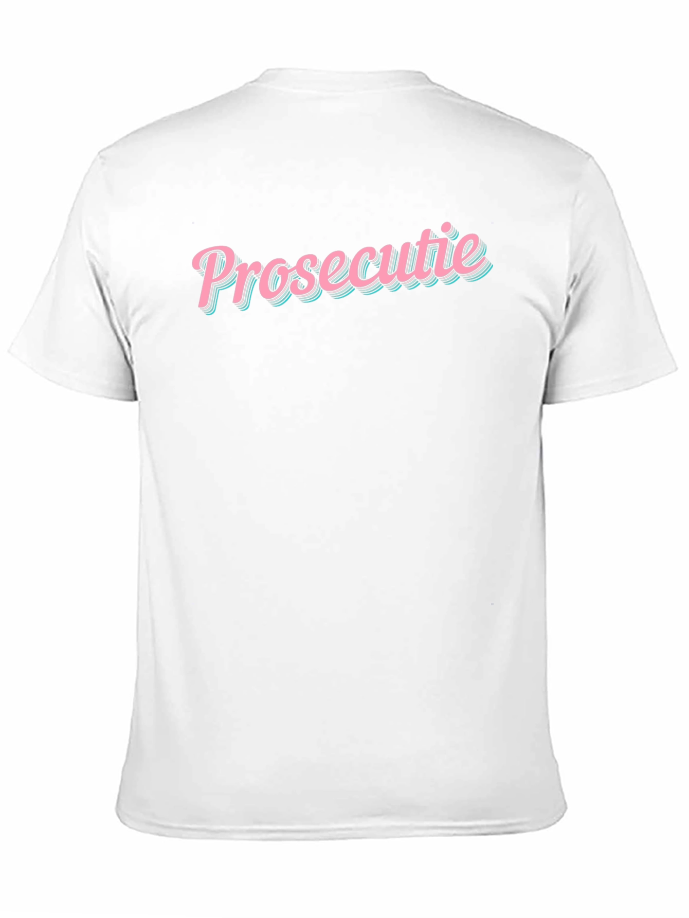 Black Prosecutie T-Shirt - Funny Retro Design view 11