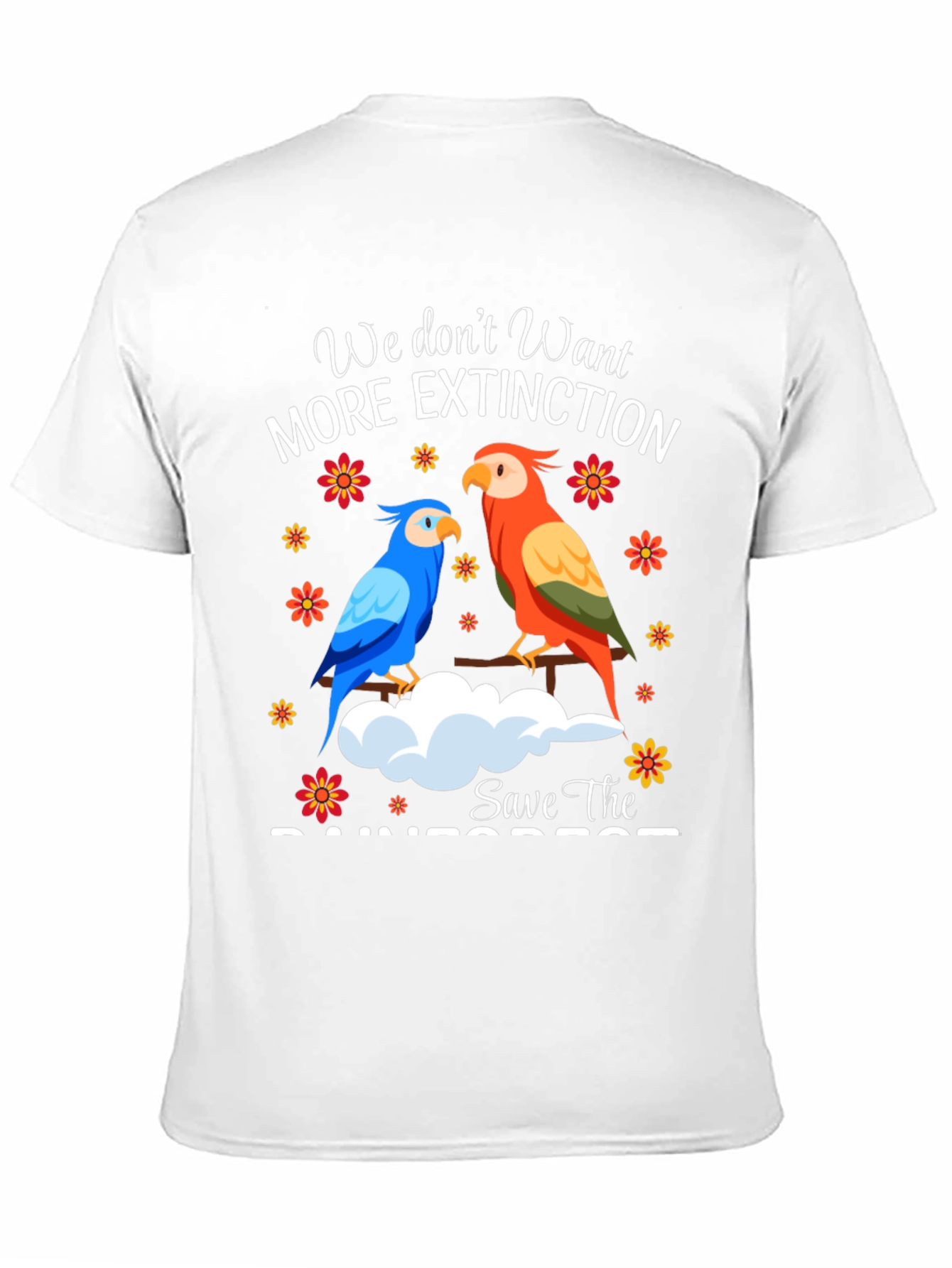 Black Save The Rainforest T-Shirt view 11