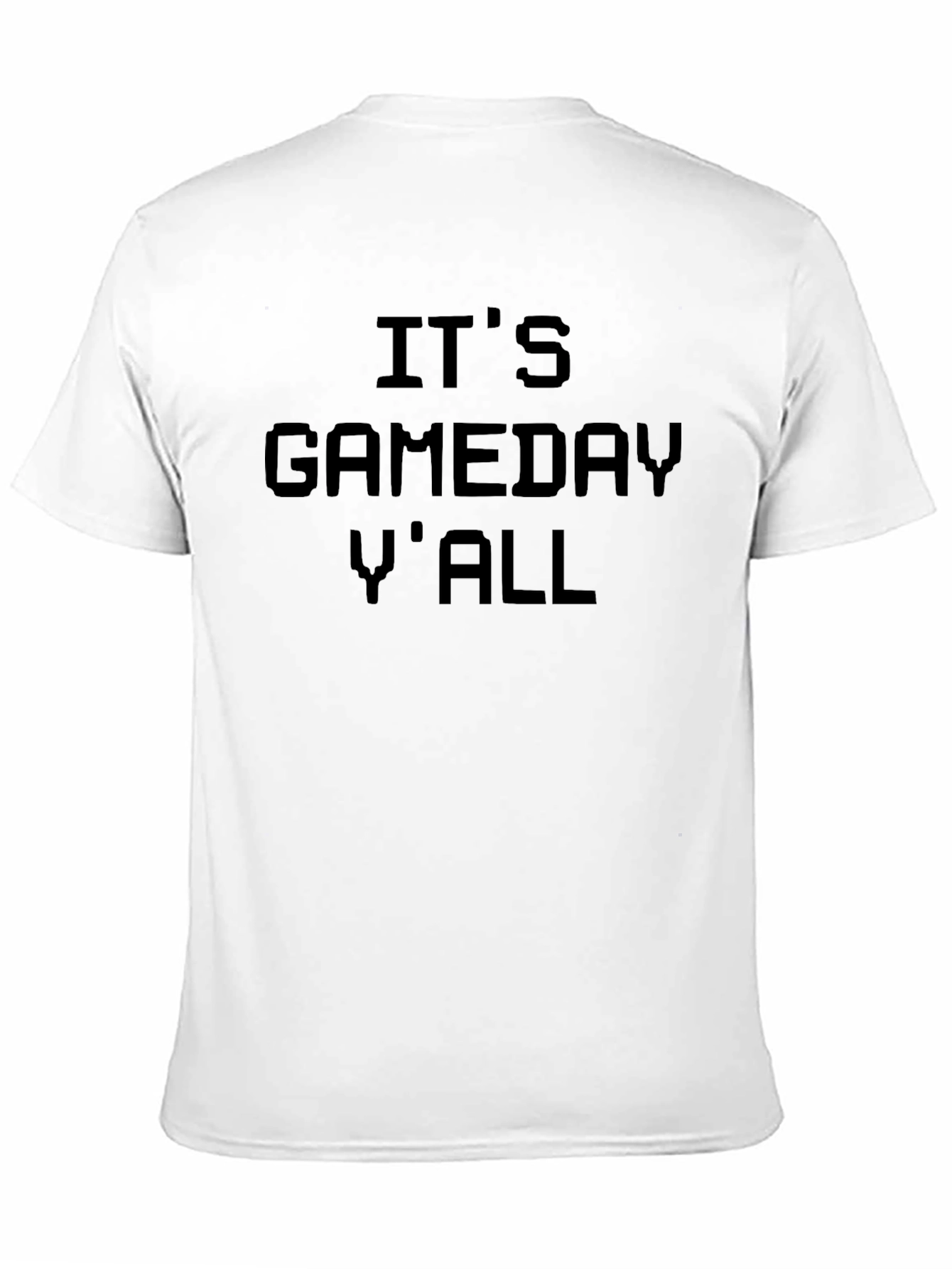 Black It's Gameday Y'all T-Shirt - Black view 11