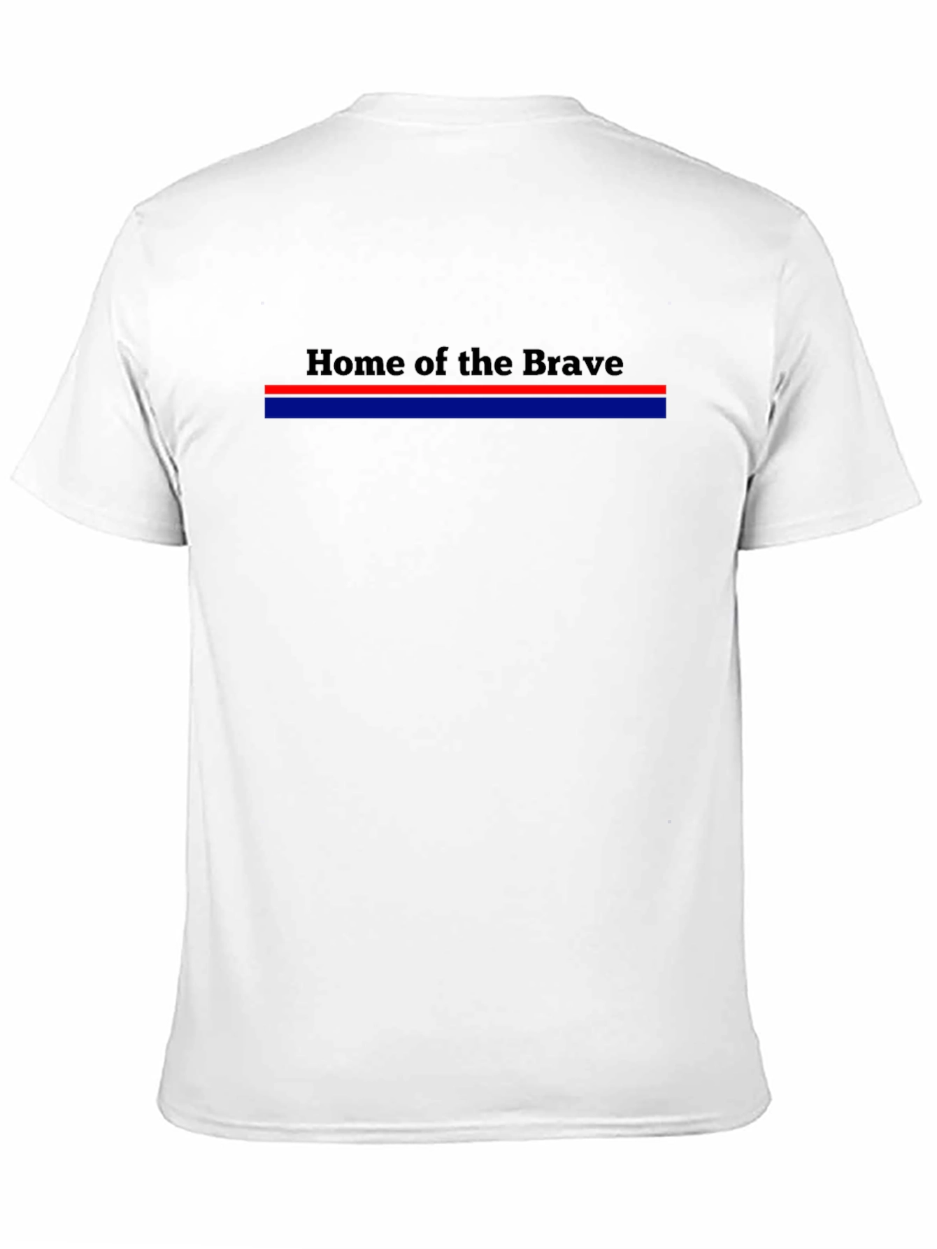 Black Home of the Brave Graphic Tee view 11