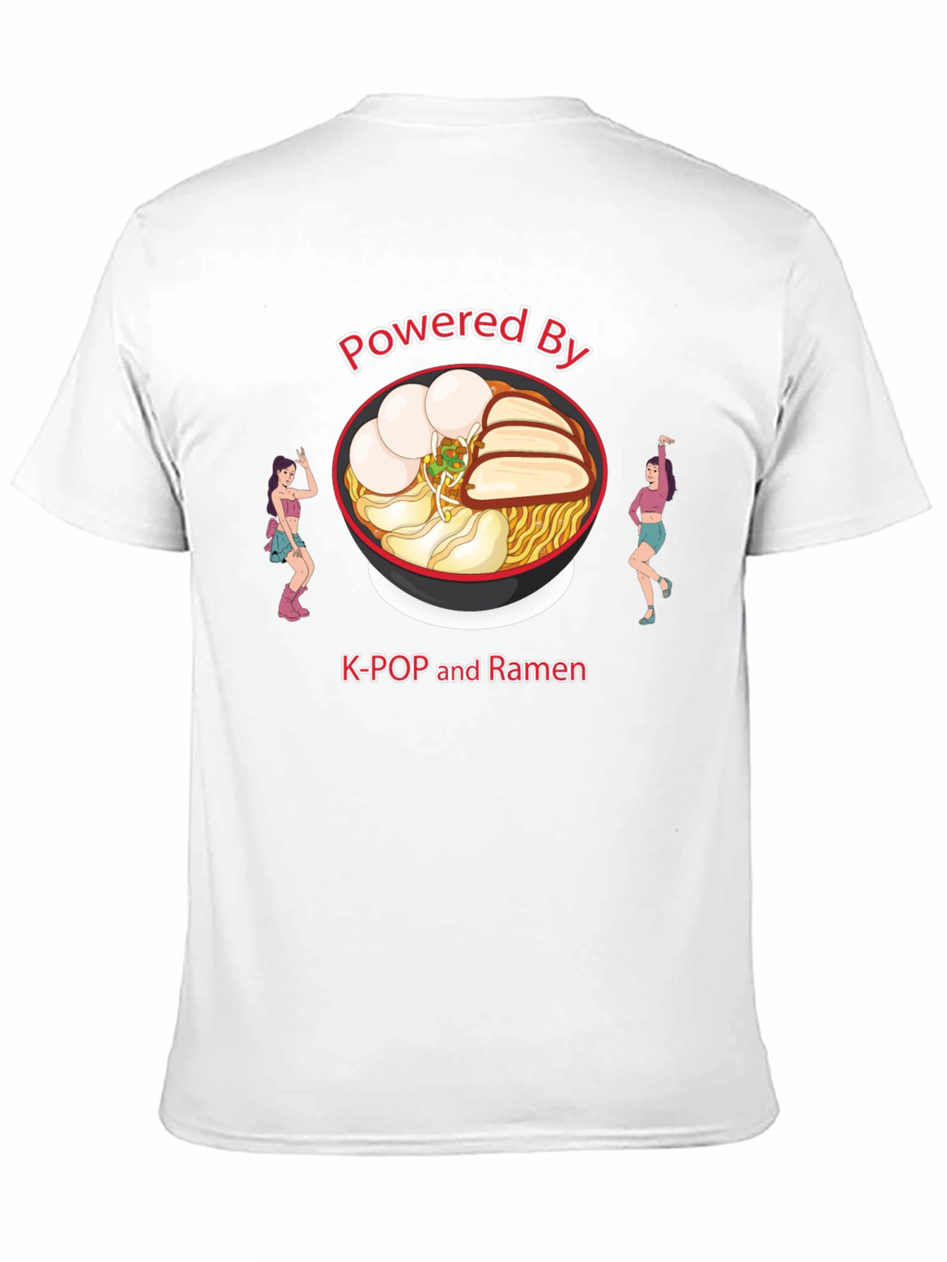 K-Pop and Ramen Powered T-Shirt - 11