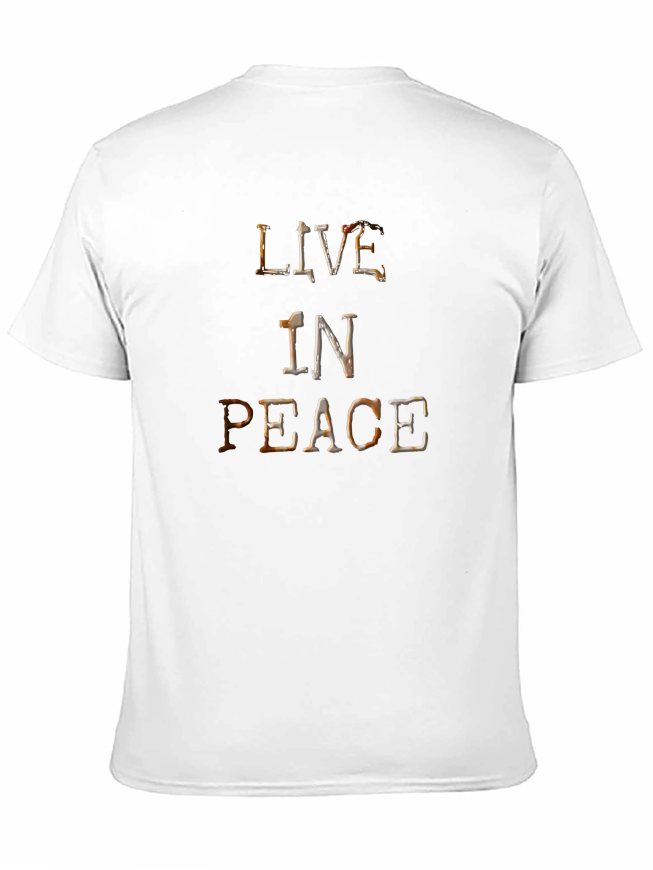 Black Live in Peace Graphic T-Shirt - Classic Black Tee view 11