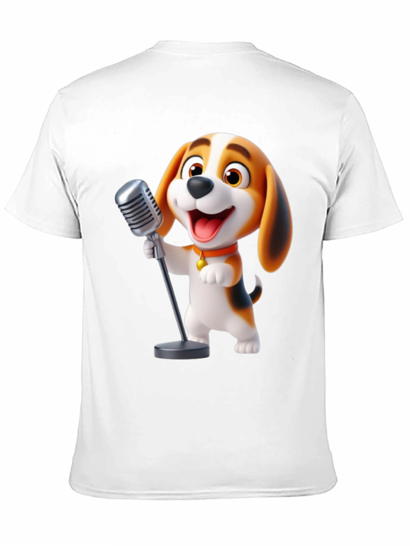Black Dog Singing T-Shirt view 11