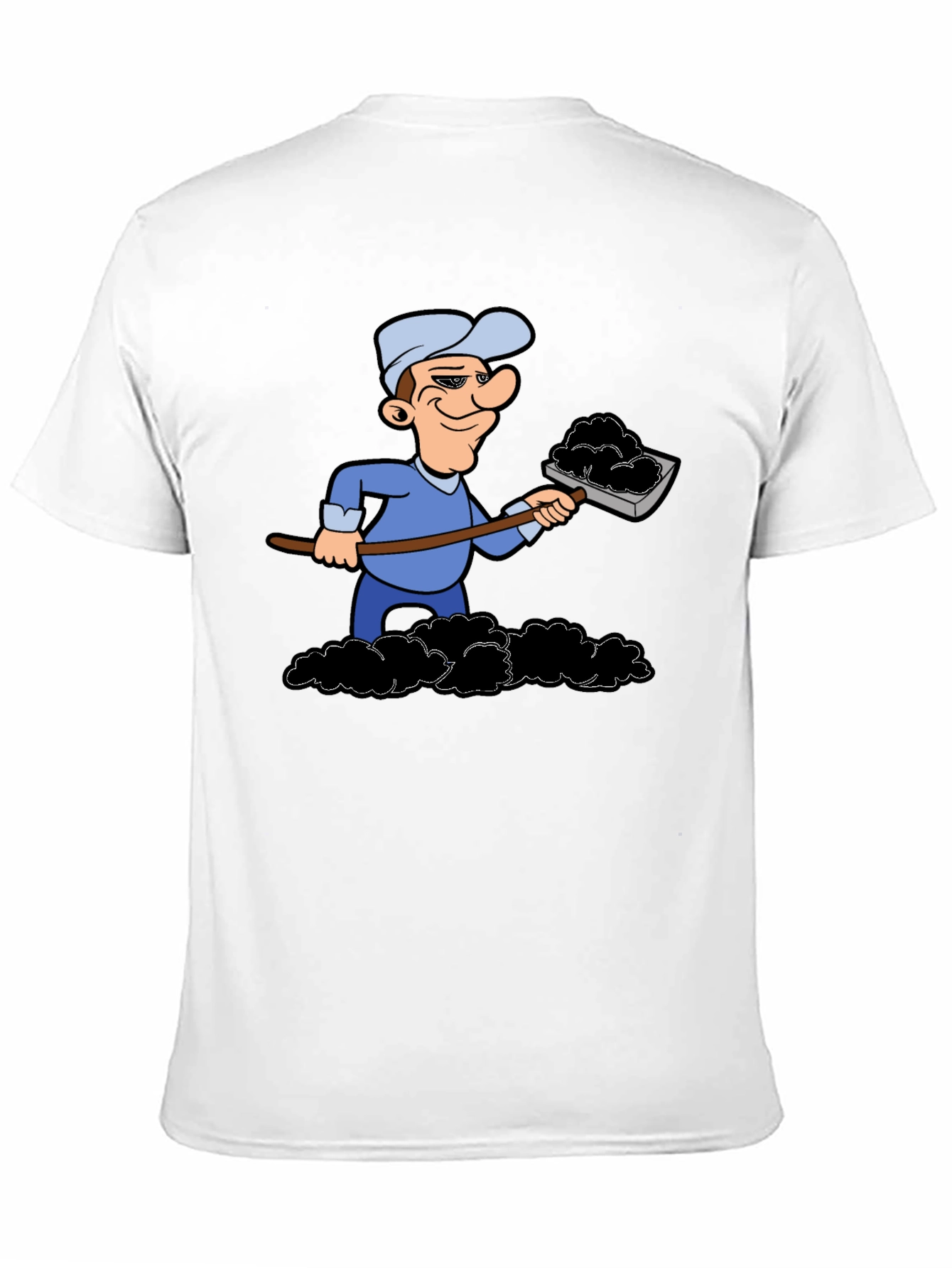 Black Coal Miner Graphic T-Shirt view 11