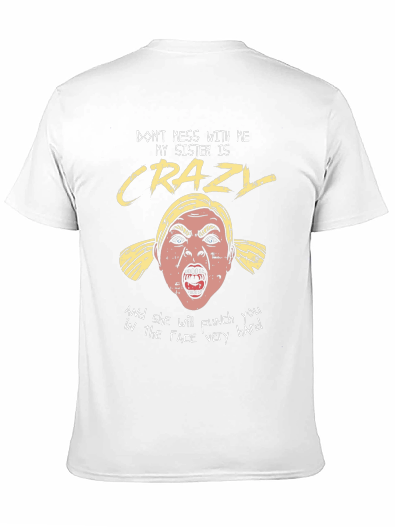 Black Crazy Sister Graphic Tee: Don't Mess With Me view 11