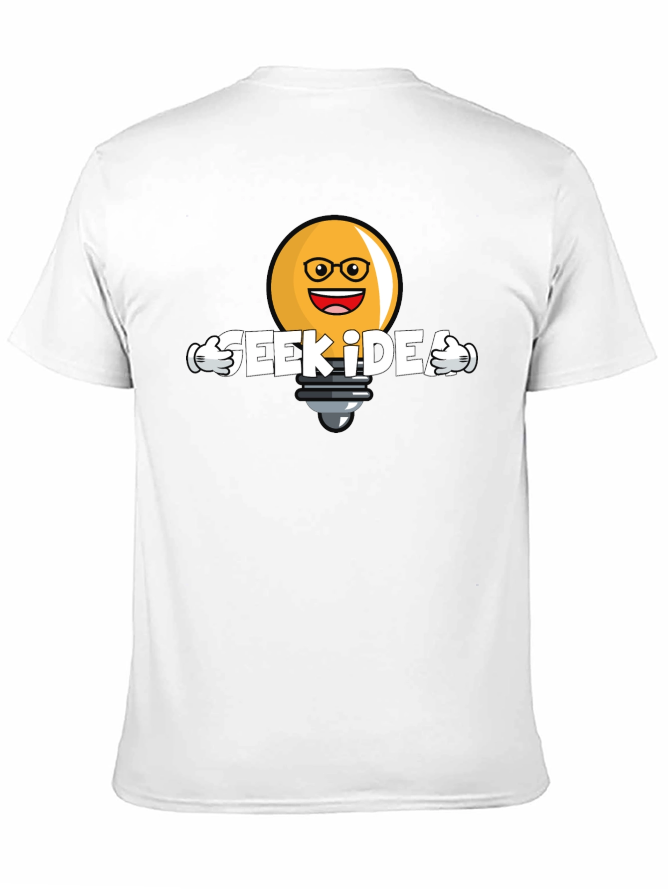 Black Geek Idea T-Shirt - Unique Graphic Tee view 11