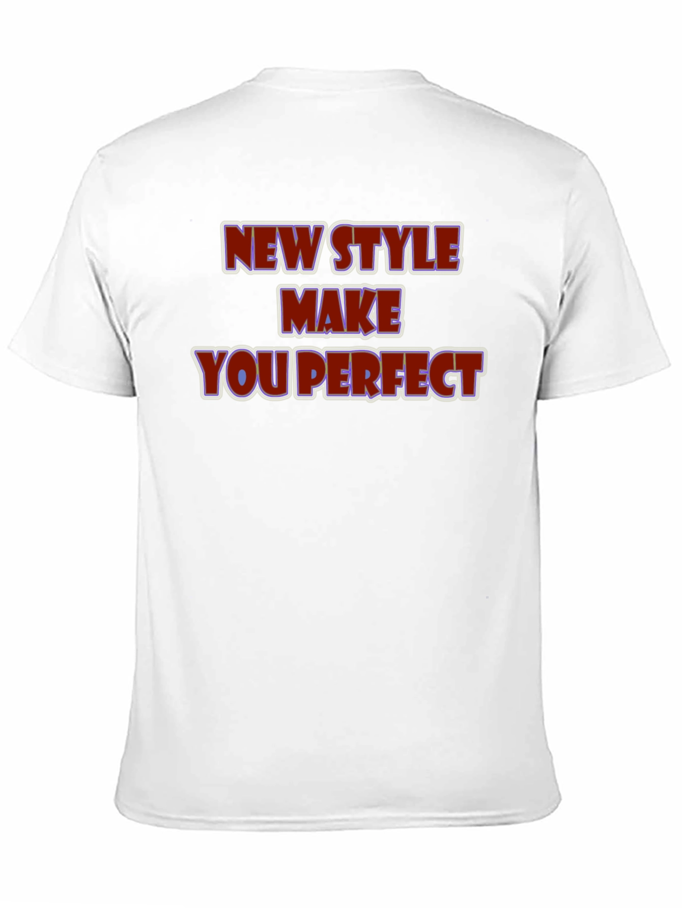 Black New Style Make You Perfect Black Graphic Tee view 11