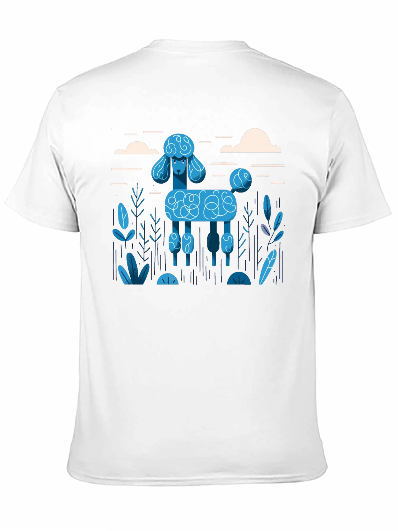 Black Poodle Graphic Tee - Modern Dog Lover Shirt view 11