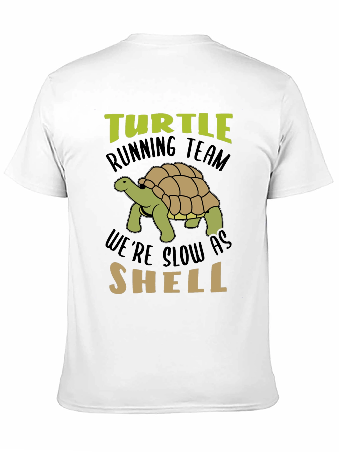 Black Turtle Running Team T-Shirt - Slow As Shell Tee view 11