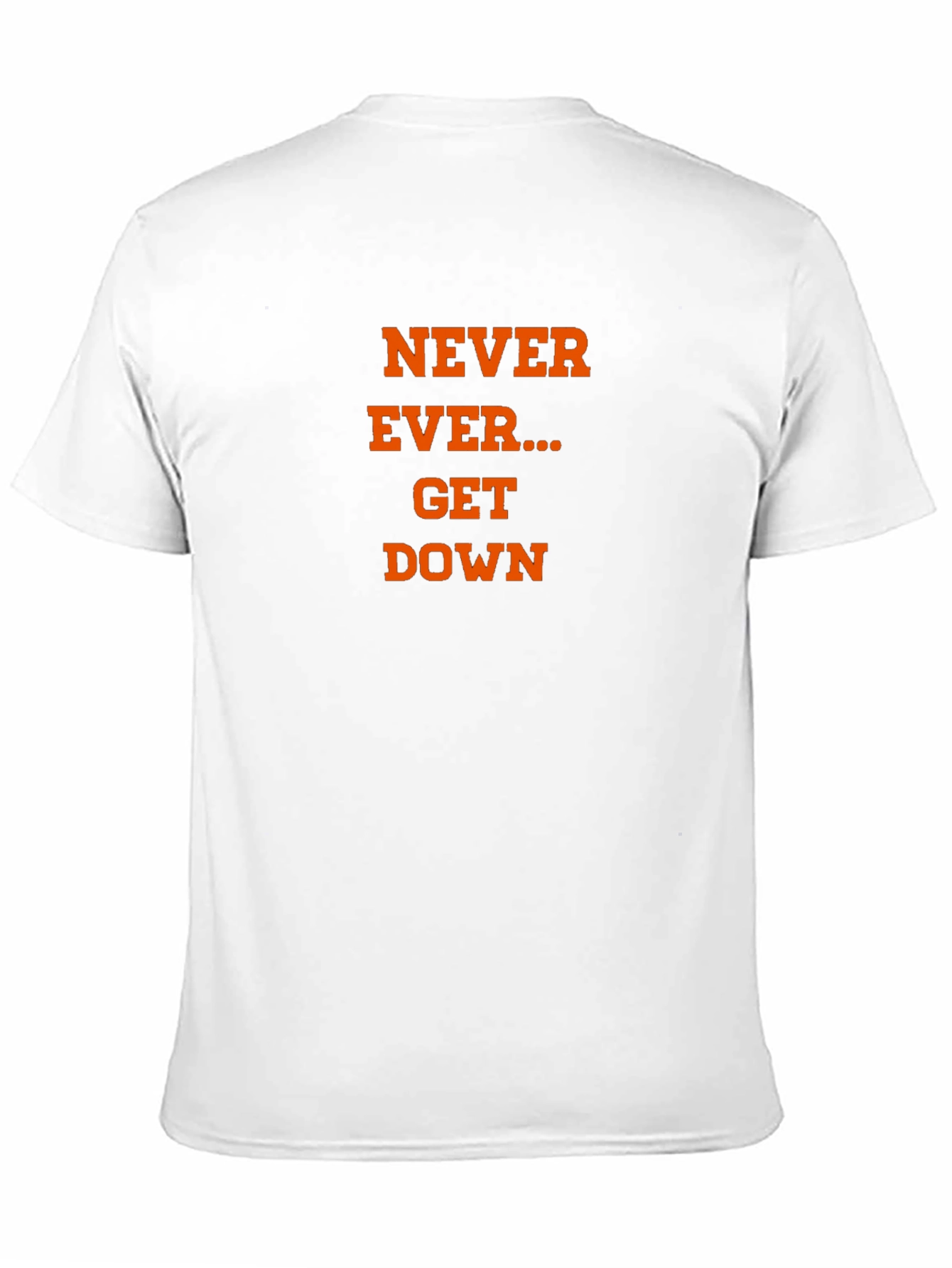 Black Never Ever Get Down Graphic Tee view 11