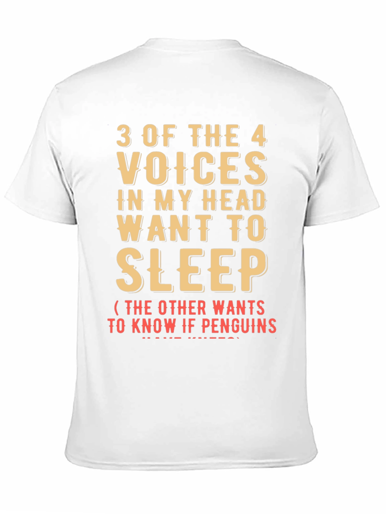 Black Funny 'Voices in My Head' Graphic T-Shirt view 11