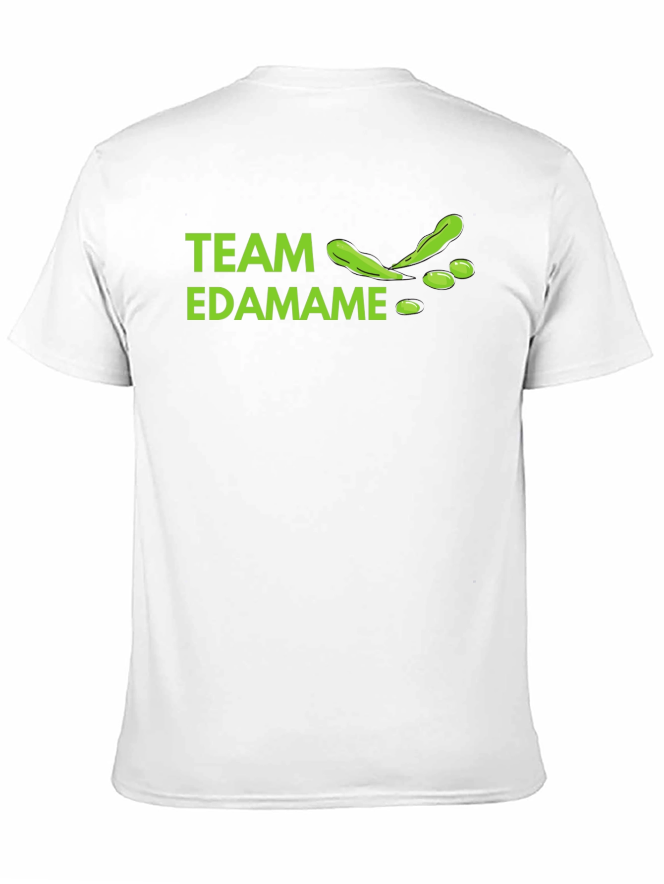 Black Team Edamame T-Shirt - Green Graphic Tee view 11