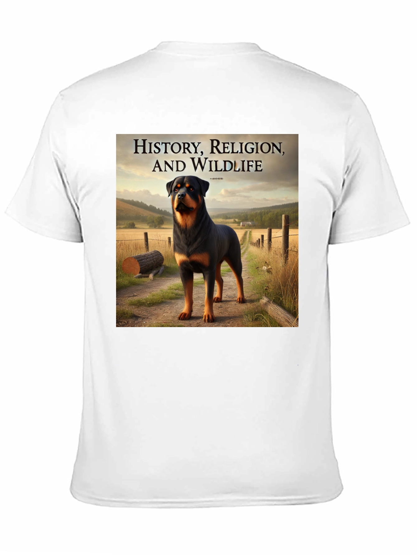 Rottweiler T-Shirt: History, Religion, & Wildlife Tee - 11