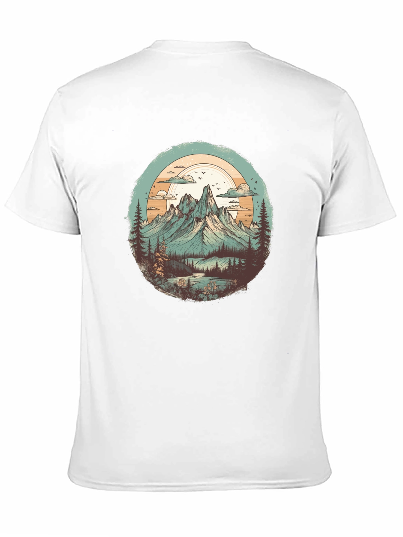 Black Mountain Landscape Graphic Tee view 11