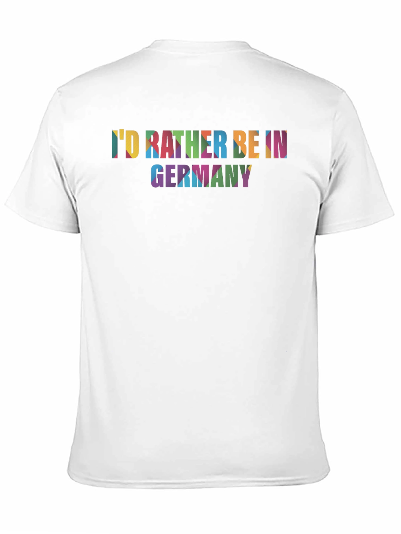 Black Germany Graphic Tee - I'd Rather Be In Germany T-Shirt view 11