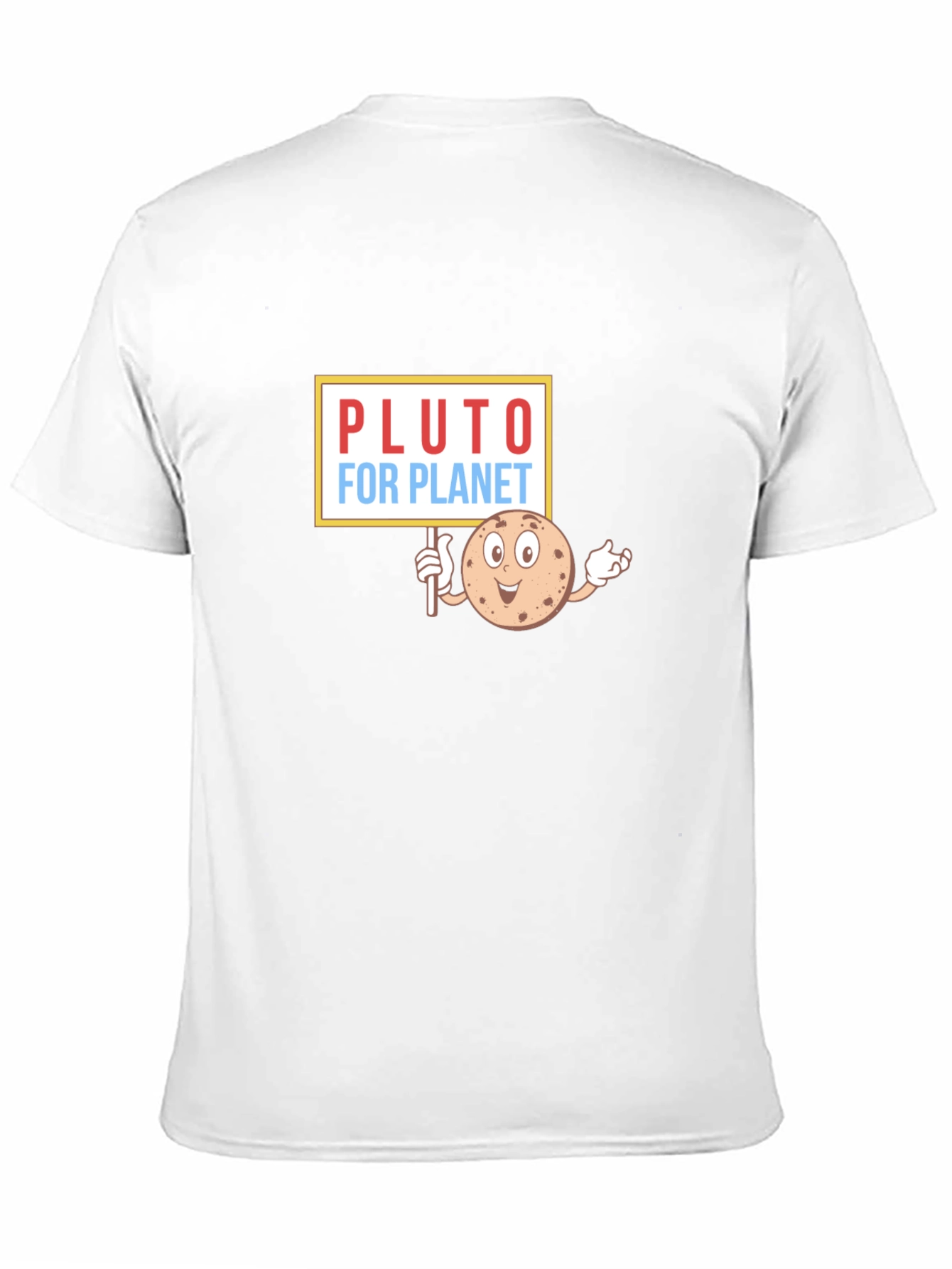 Black Pluto for Planet Graphic T-Shirt view 11