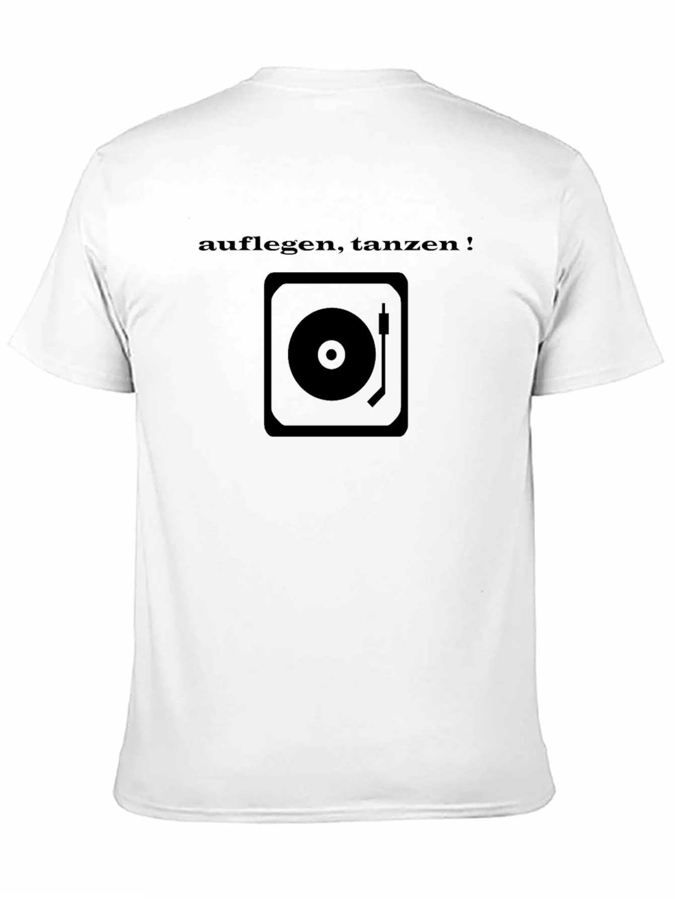 Black DJ Turntable Black T-Shirt - Auflegen, Tanzen! view 11