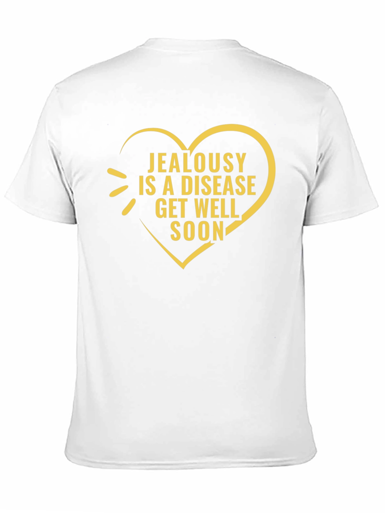 Jealousy Is a Disease Black Graphic T-Shirt - 11