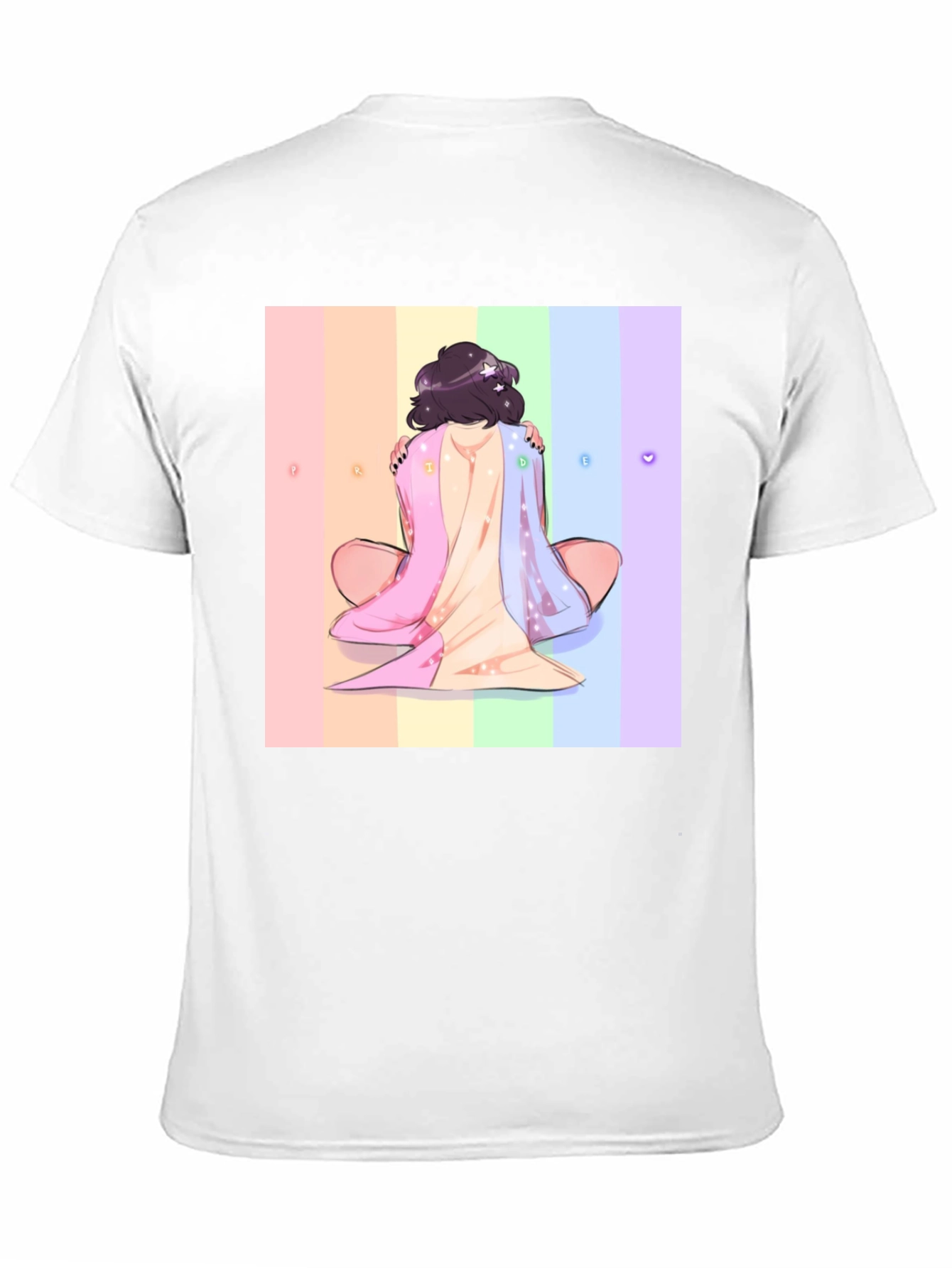 Black Rainbow Dream T-Shirt - Comfort & Style view 11