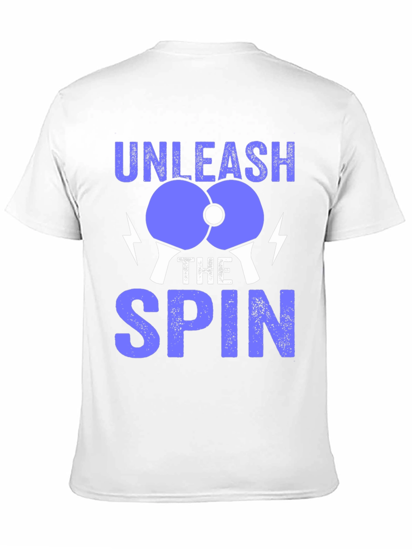 Black Unleash The Spin Table Tennis T-Shirt view 11