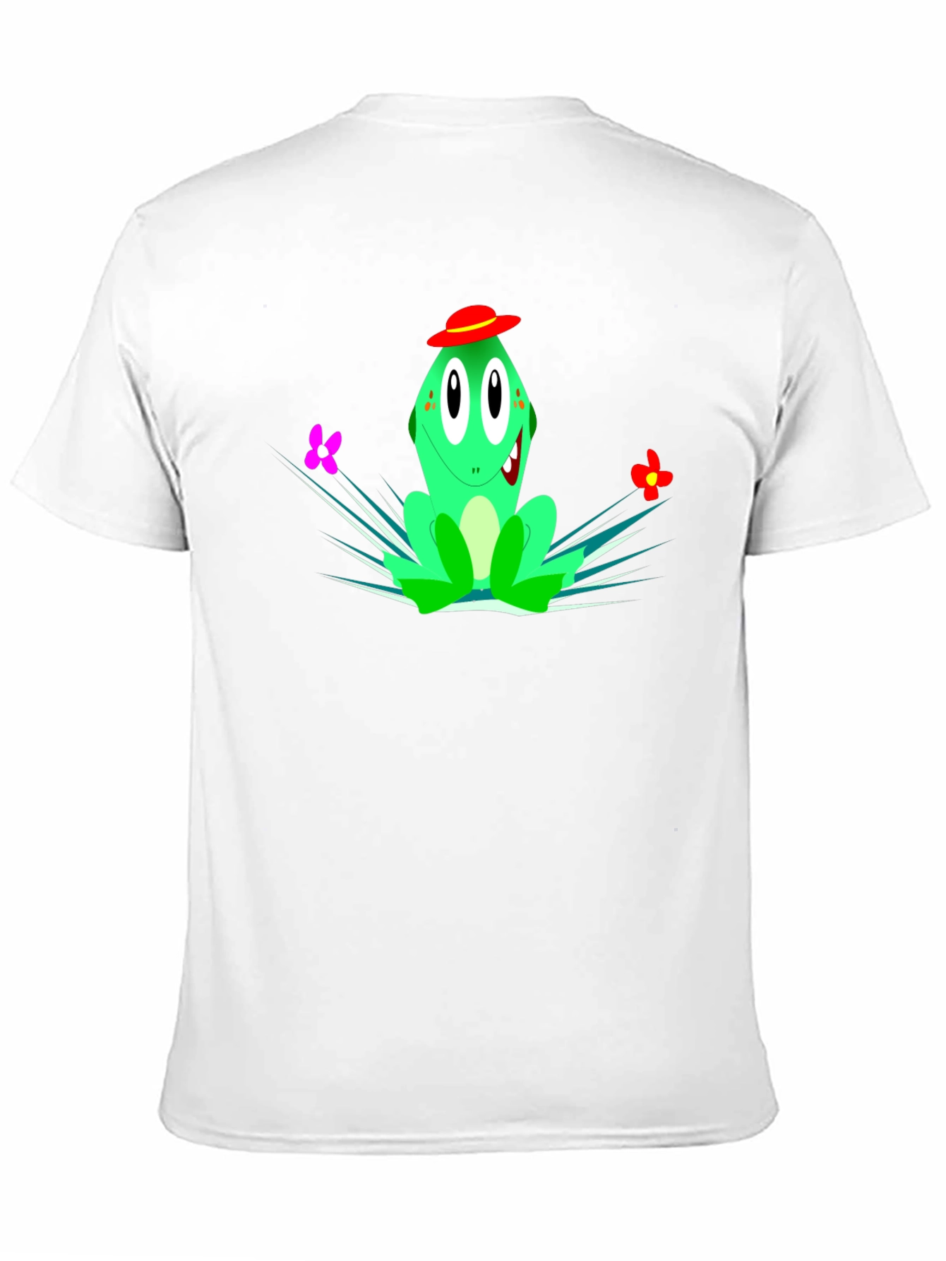 Black Cartoon Frog Graphic Tee - Quirky Style view 11