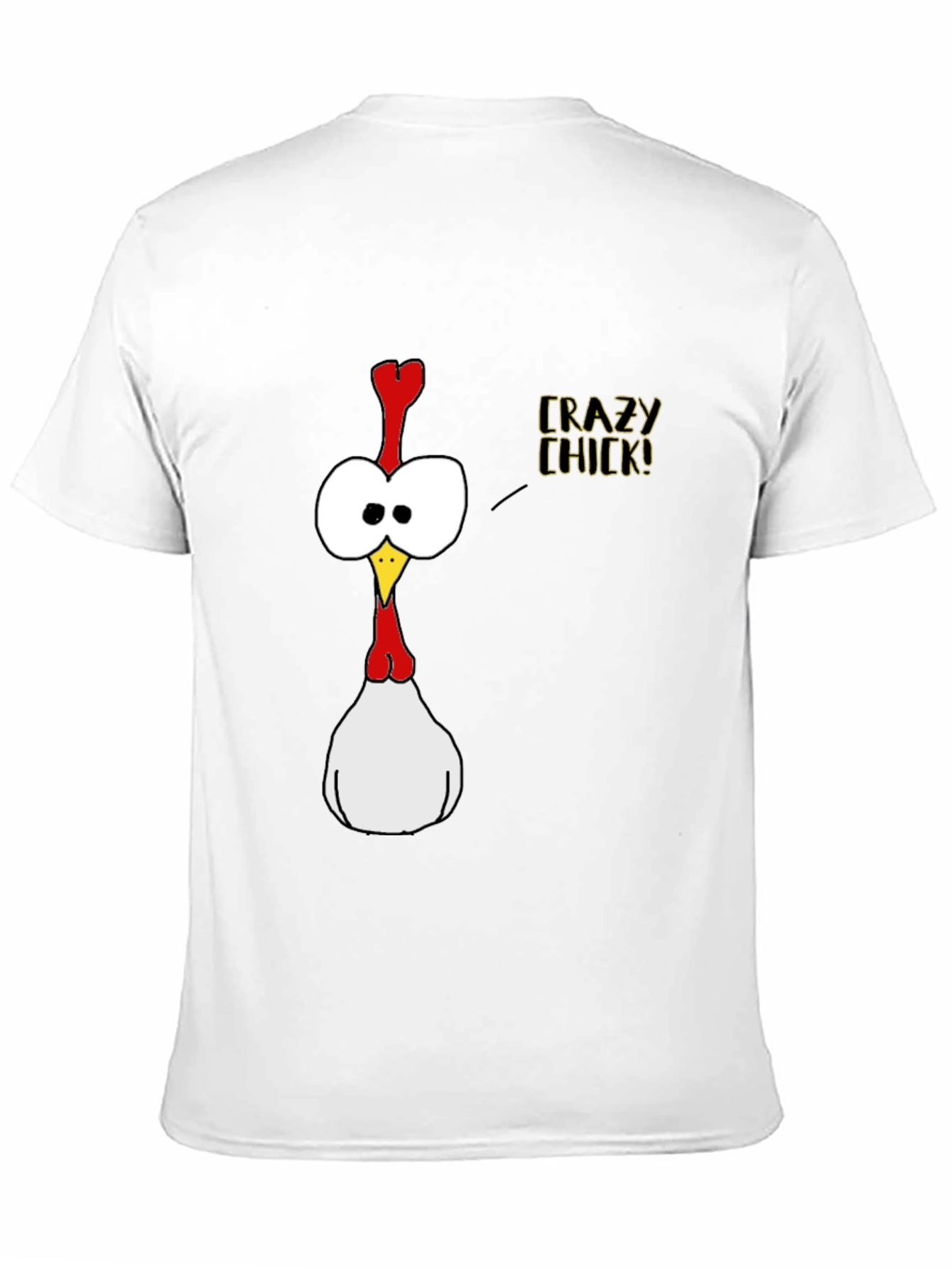 Black Crazy Chick Graphic Tee view 11