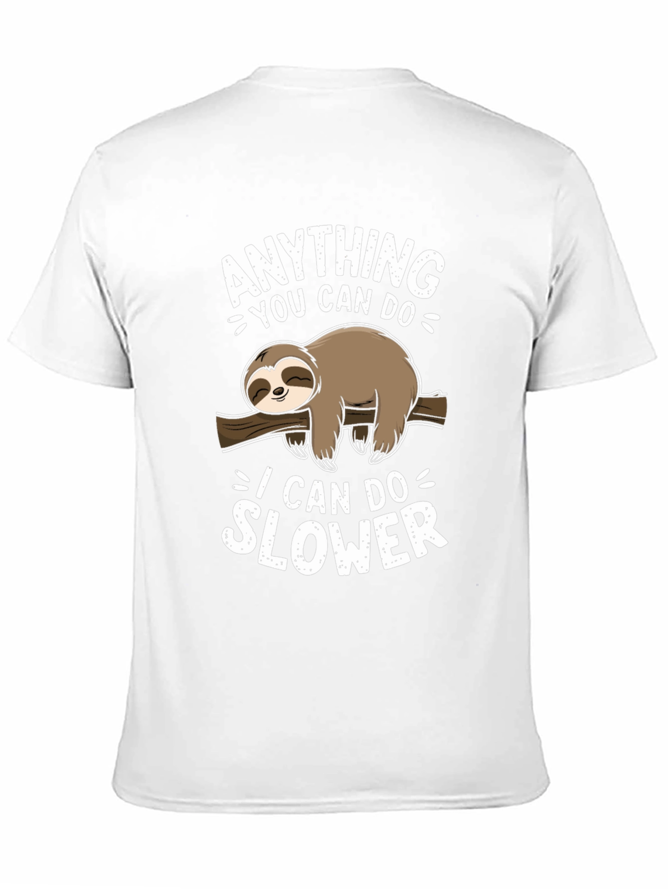 Black Sloth Graphic Tee - Anything You Can Do Slower view 11