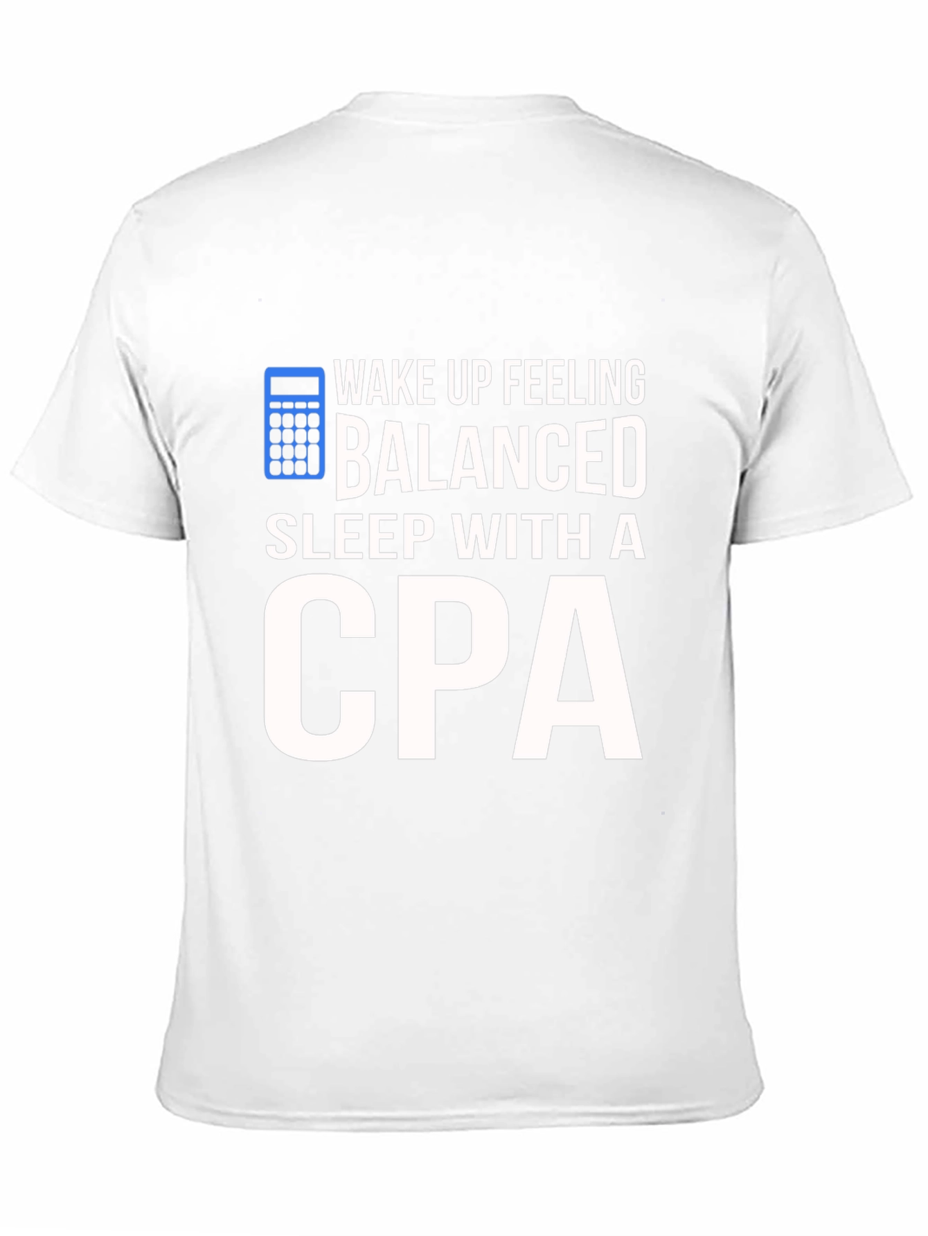 Black Balanced CPA T-Shirt: Funny Accountant Gift view 11