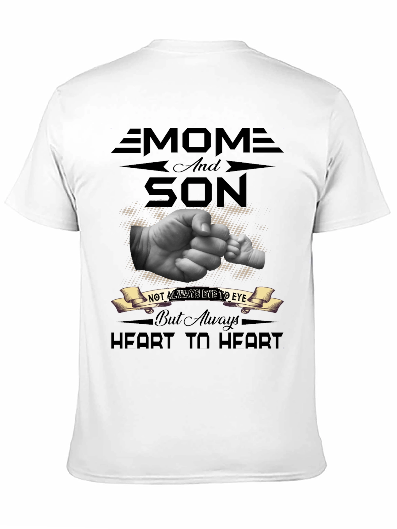 Black Mom and Son Heart to Heart Graphic Tee view 11