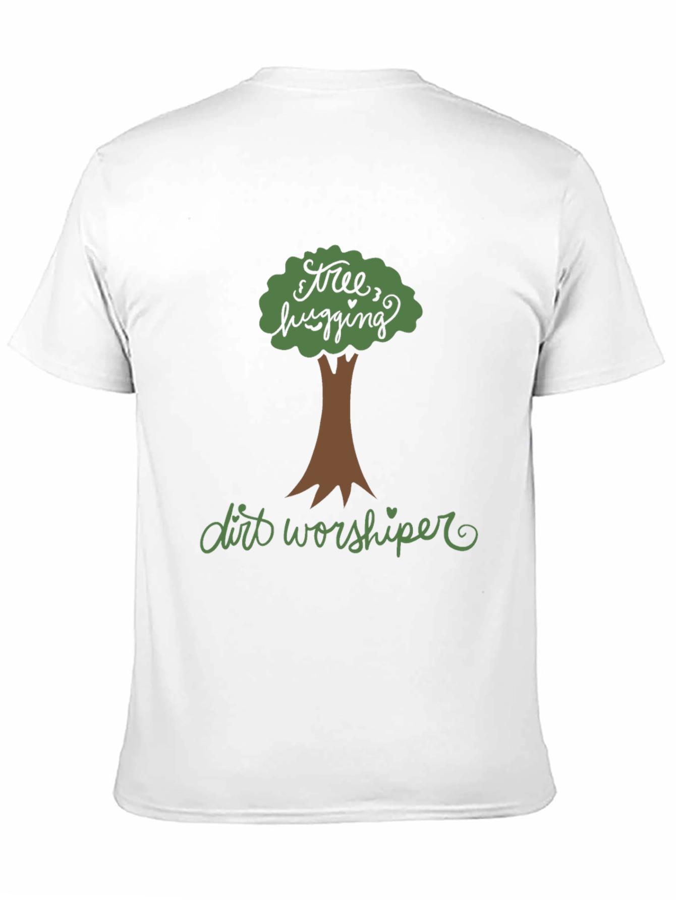 Black Tree Hugging Dirt Worshiper Graphic Tee - Eco-Friendly view 11