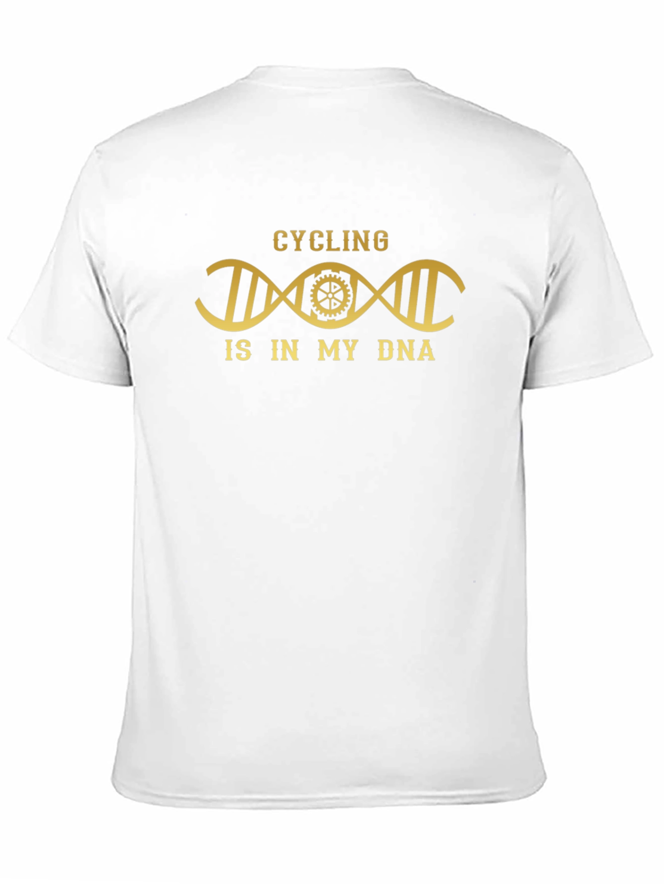Black Cycling DNA T-Shirt - Ride in Your Genes! view 11