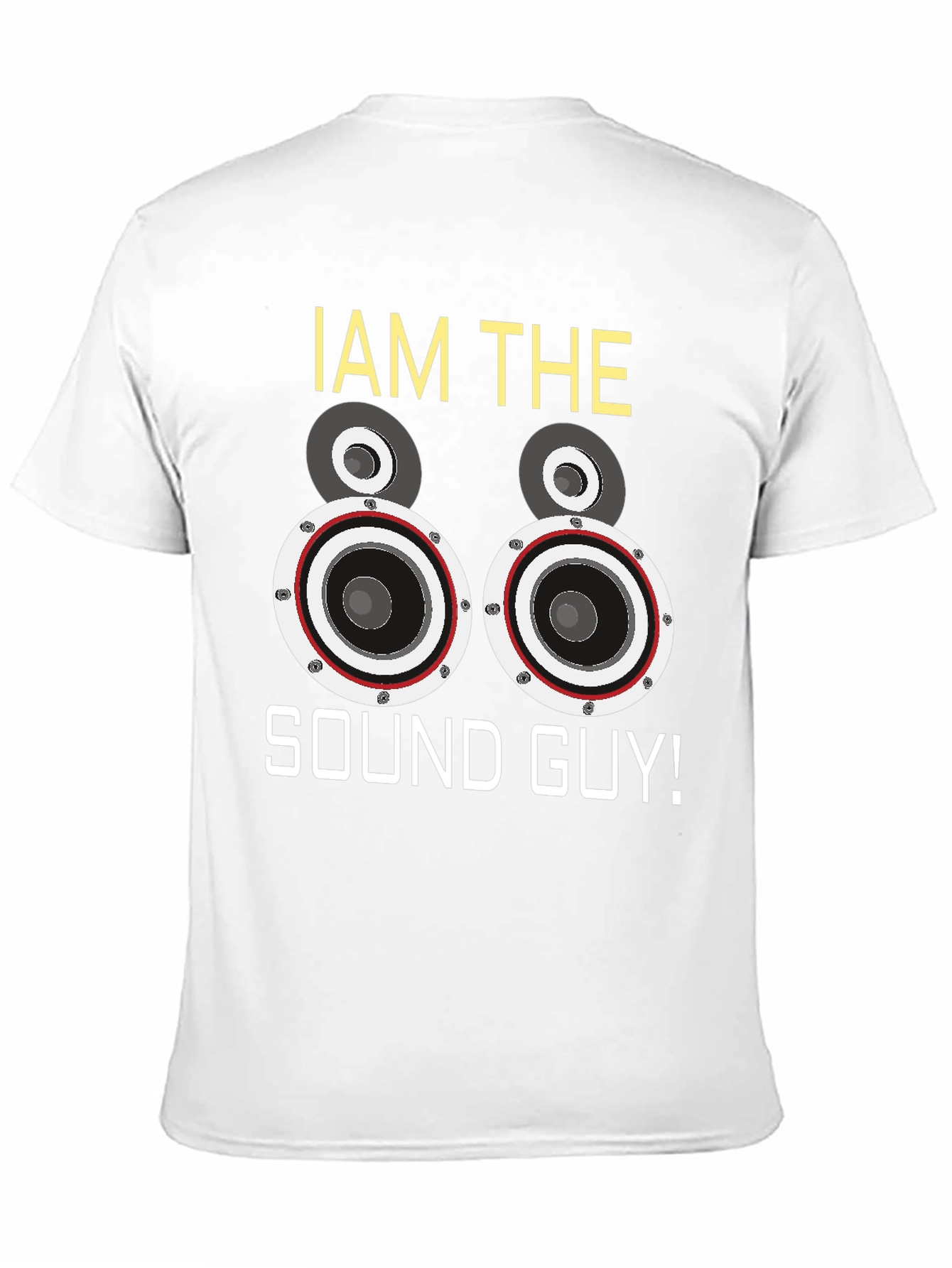 Black I am the Sound Guy T-Shirt Music Lover DJ Graphic Tee view 11