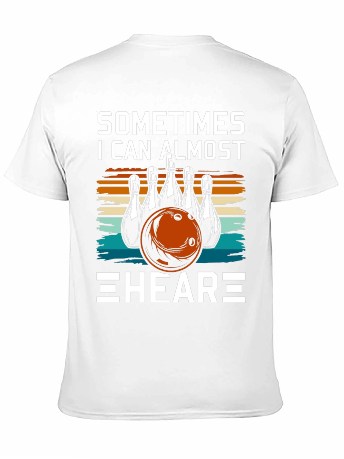 Black Bowling T-Shirt - Sometimes I Can Almost HEAR It! view 11