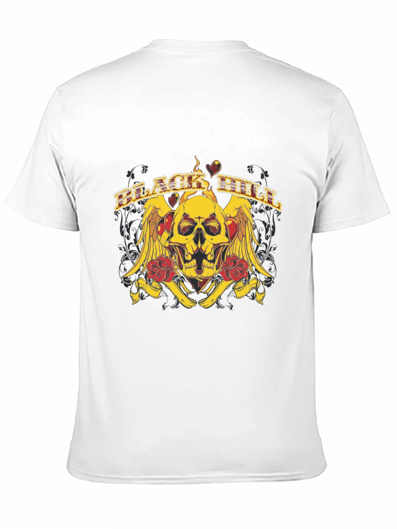 Black Black Skull Graphic Tee view 11