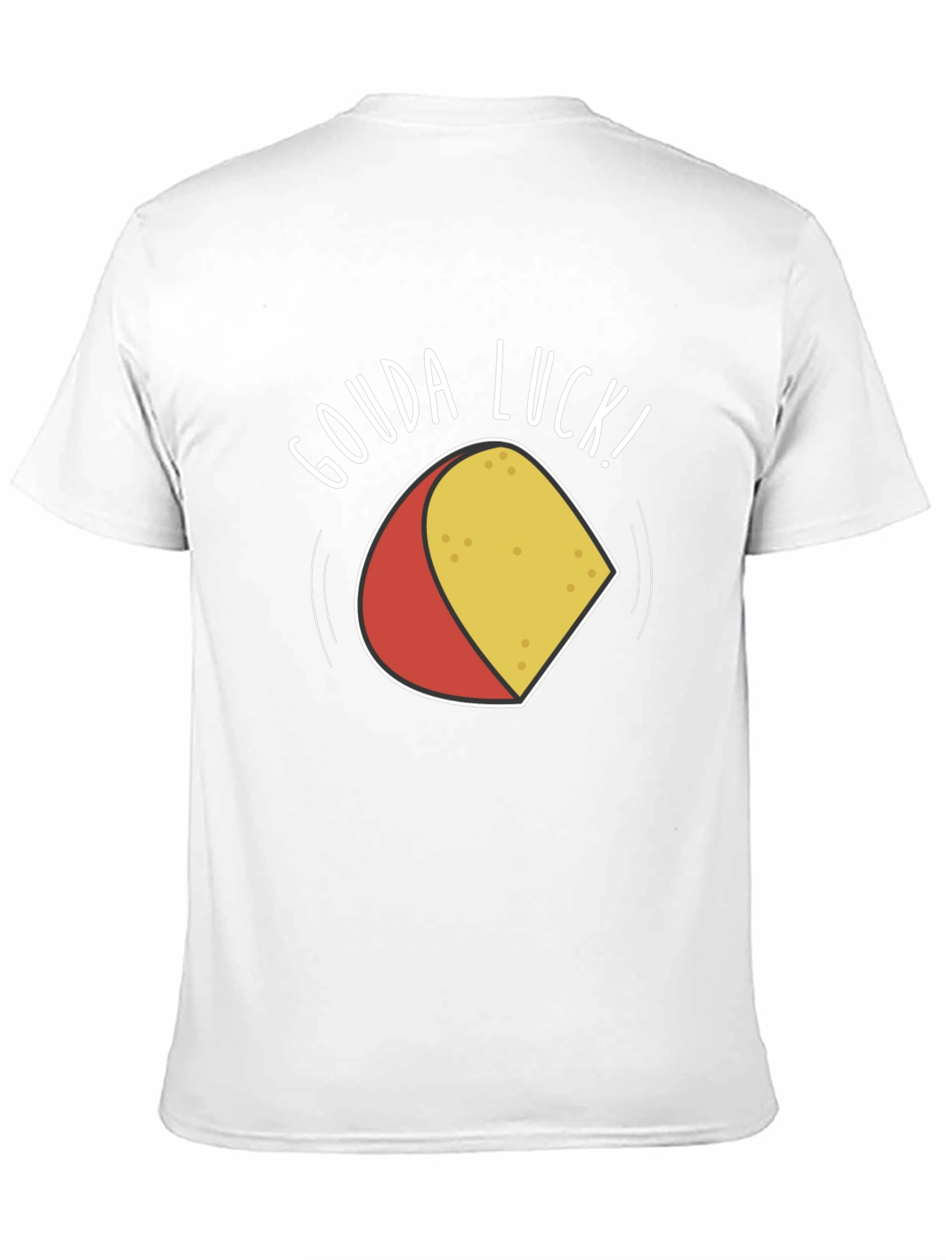 Black Gouda Luck T-Shirt - Funny Cheese Pun Tee view 11