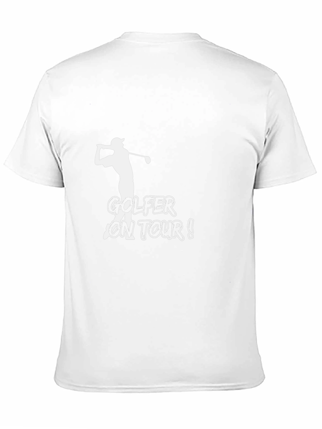 Black Golfer On Tour T-Shirt - Classic Tee for Golf Enthusiasts view 11