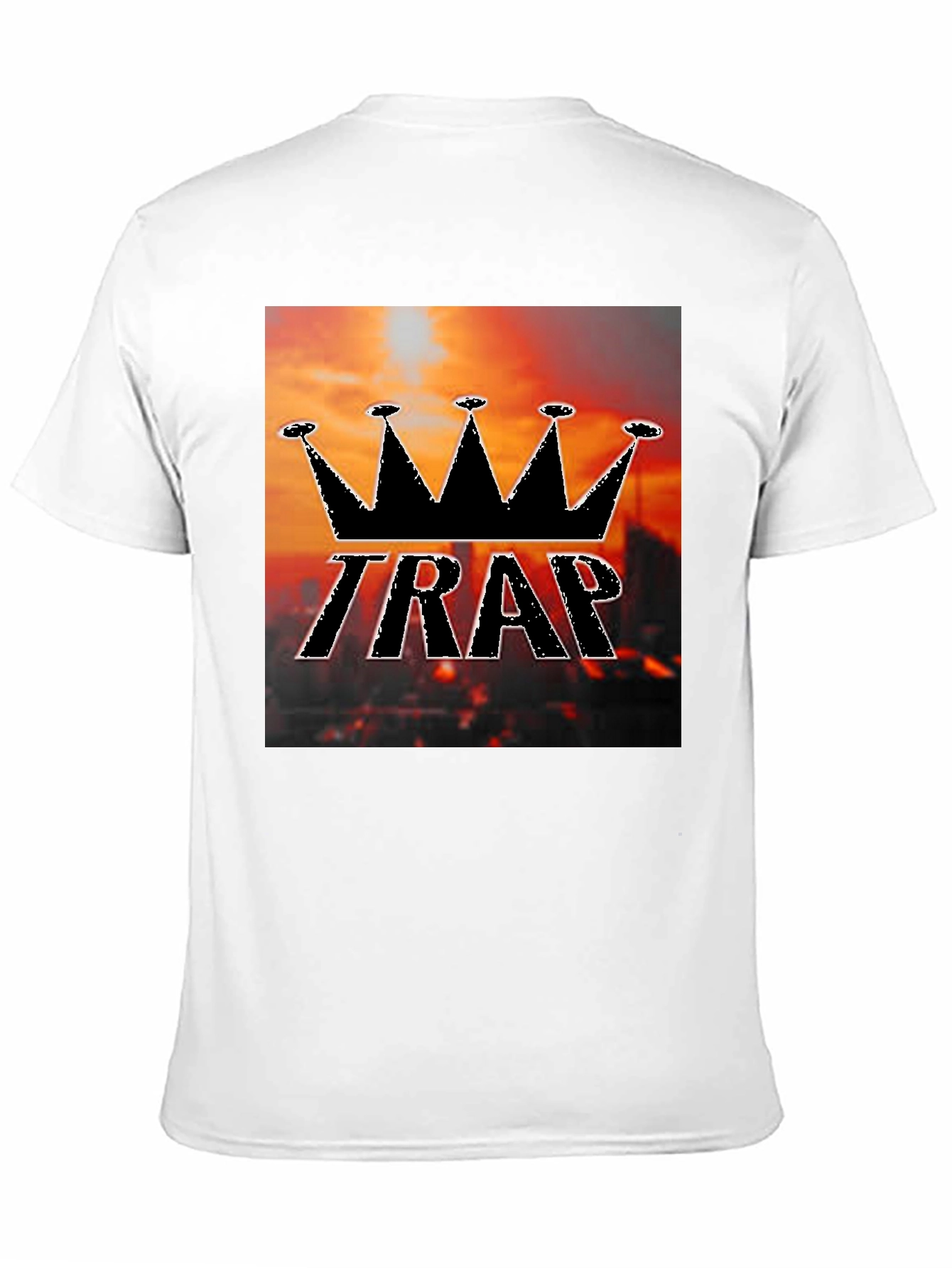 Black Trap King Black Graphic T-Shirt view 11