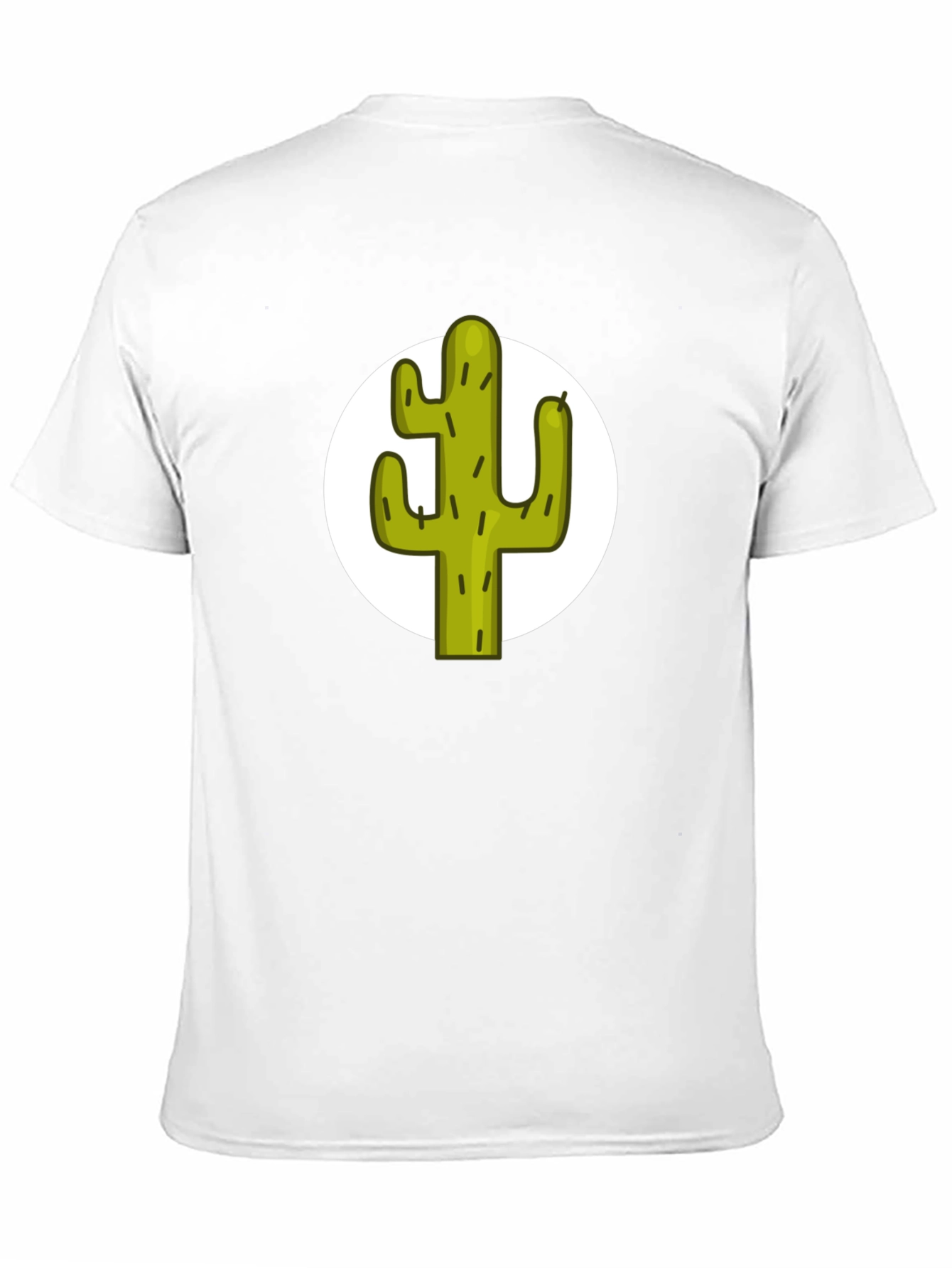 Black Cactus Graphic Tee - Black Cotton T-Shirt view 11