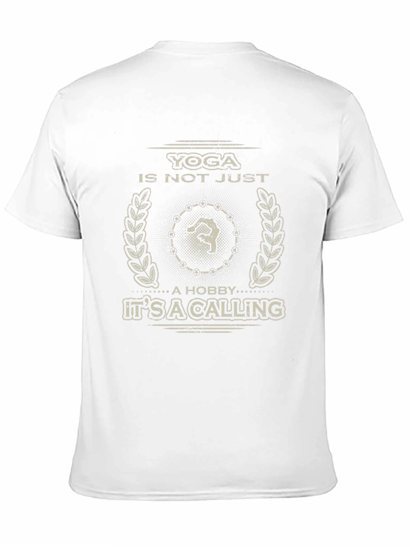 Black Yoga Calling Graphic Tee - Unisex Black T-Shirt view 11