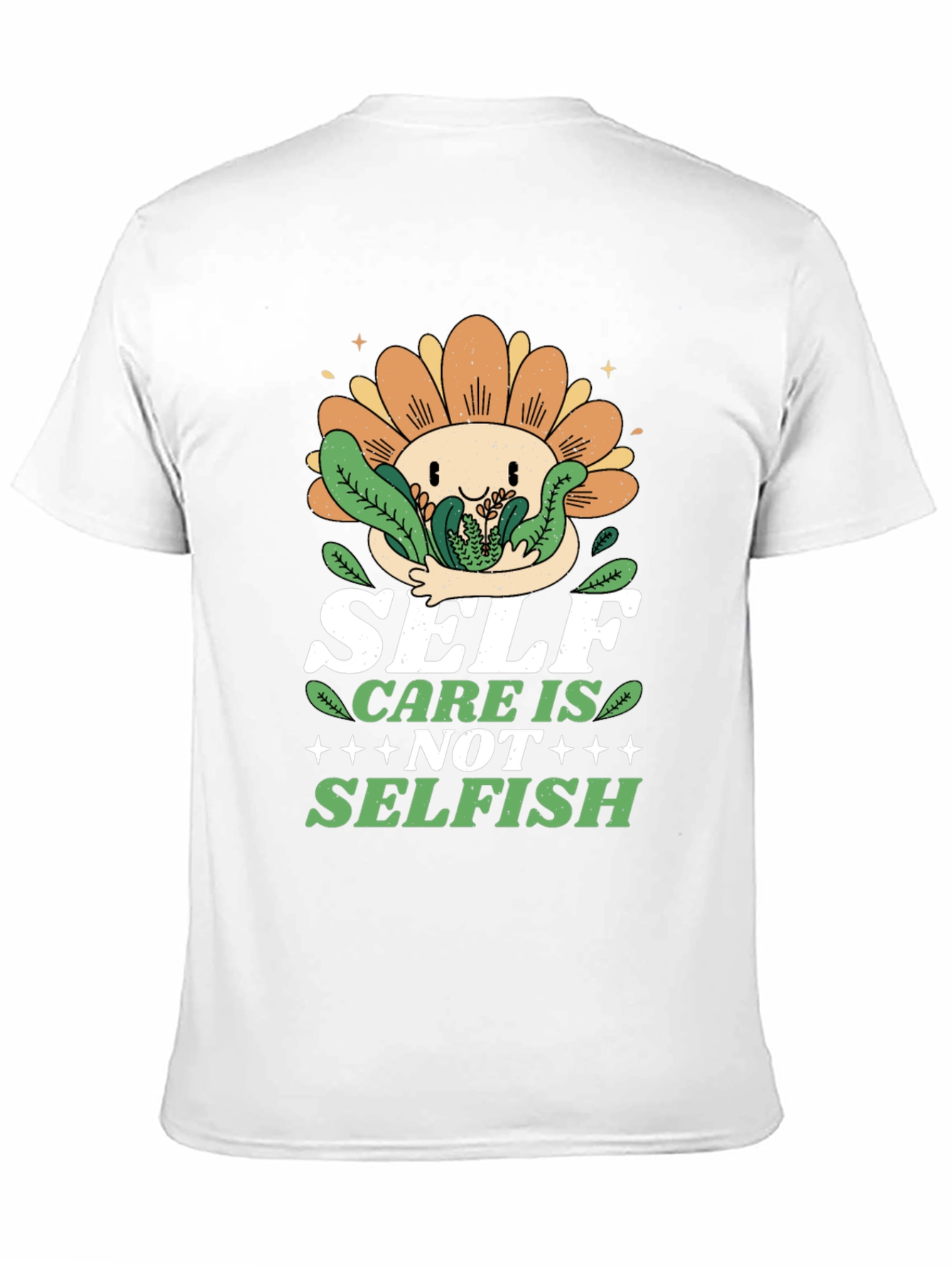 Black Self Care Is Not Selfish Graphic T-Shirt view 11