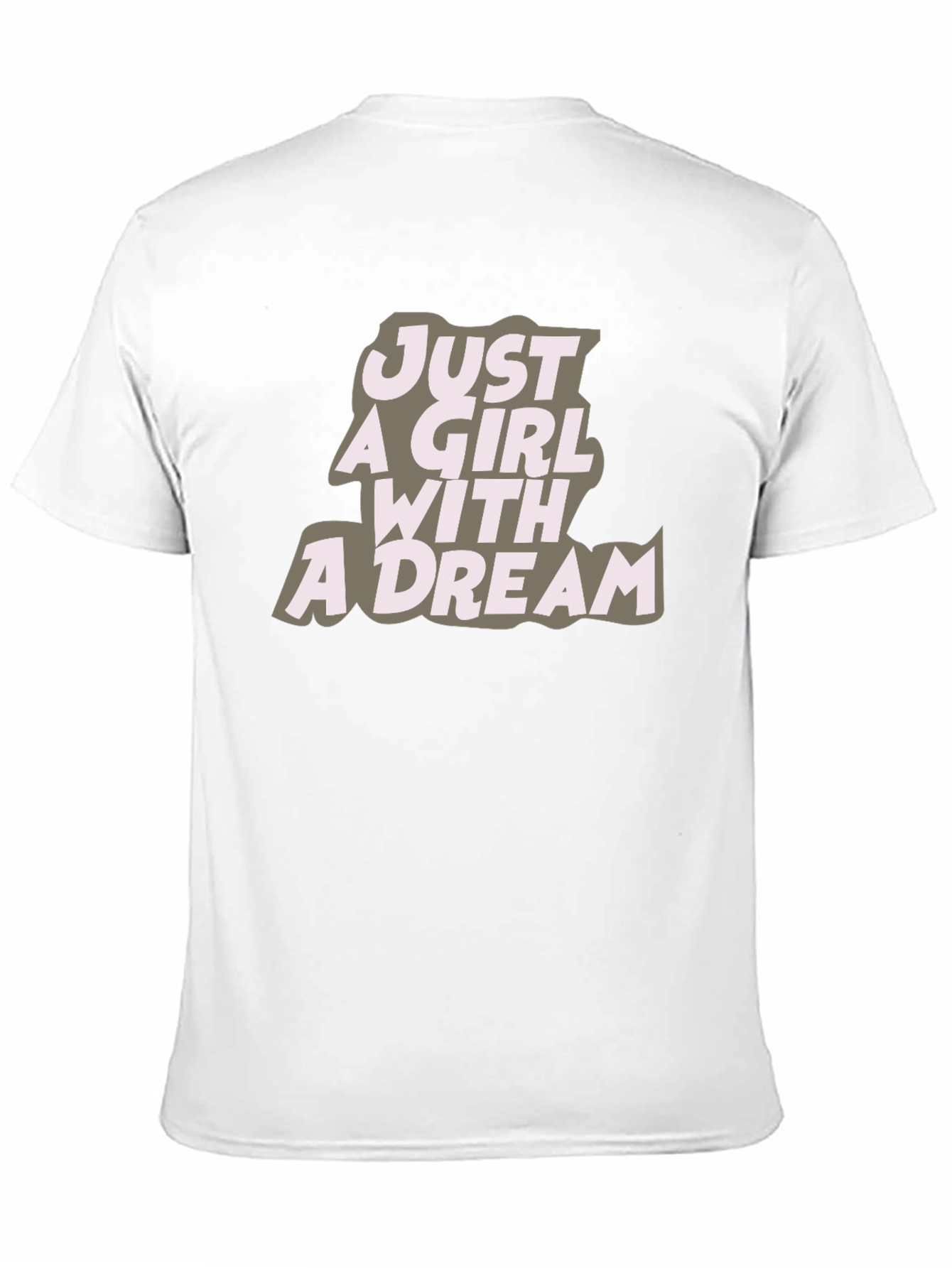 Black Just A Girl With A Dream Black Graphic Tee view 11