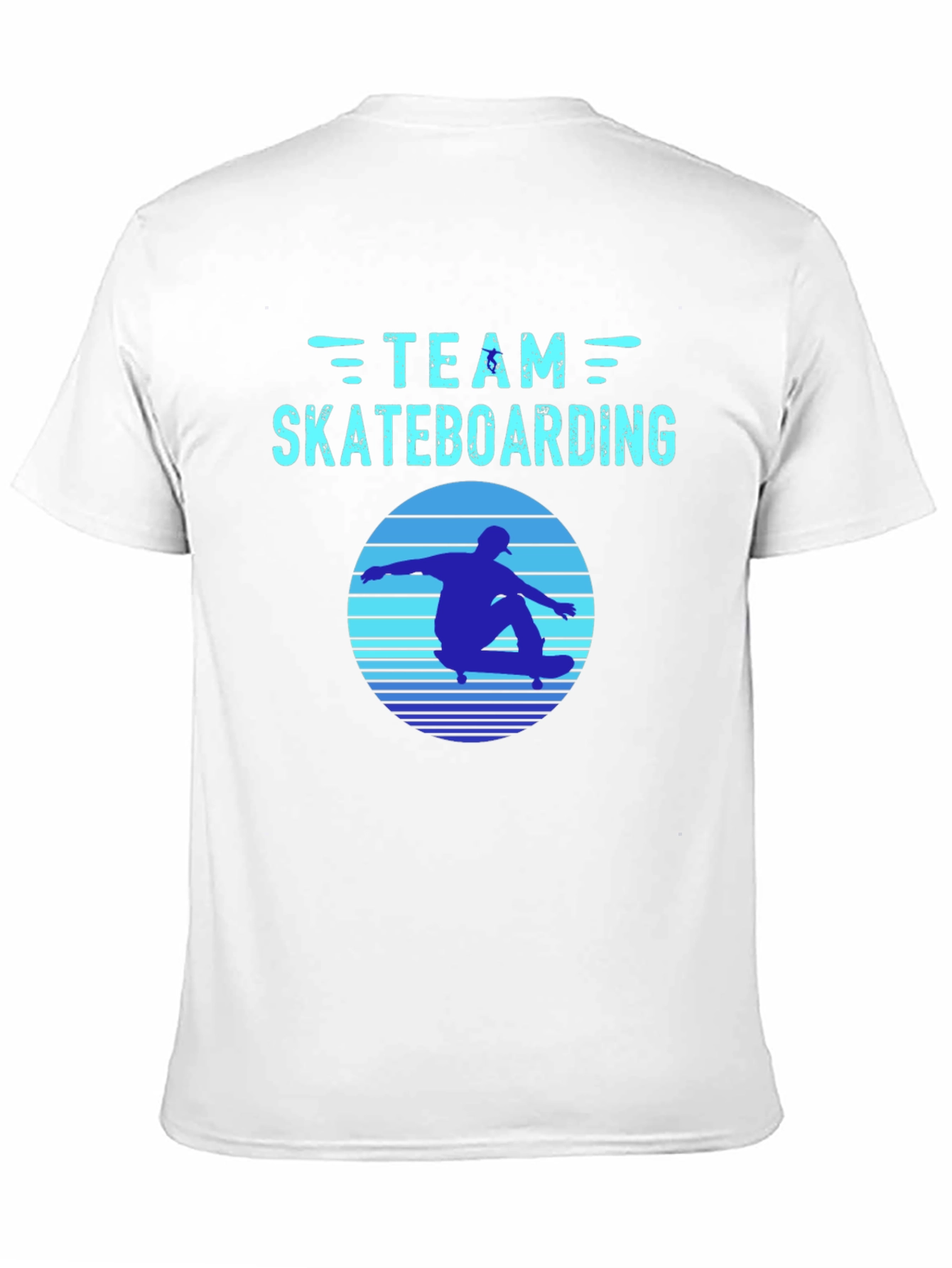 Black Team Skateboarding Graphic Tee - Black view 11
