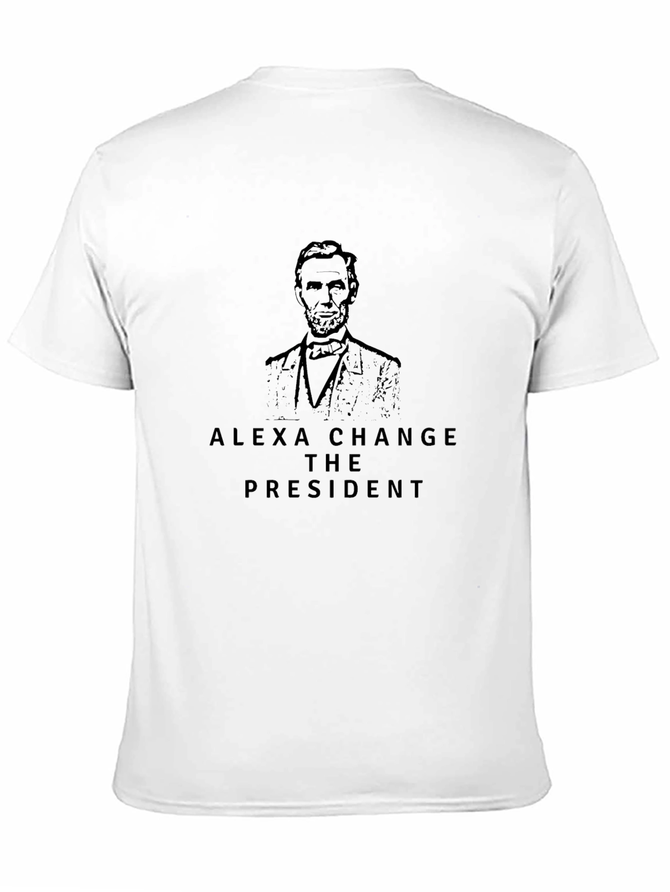 Black Alexa Change the President T-Shirt view 11