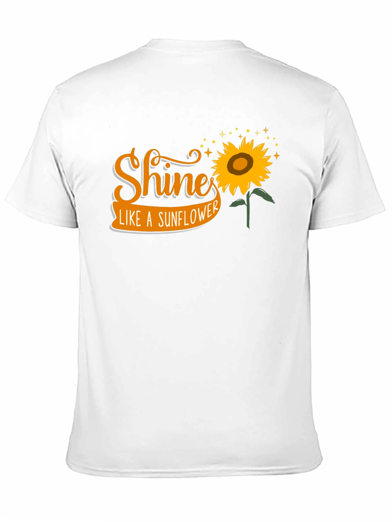 Black Shine Like A Sunflower Graphic Tee view 11