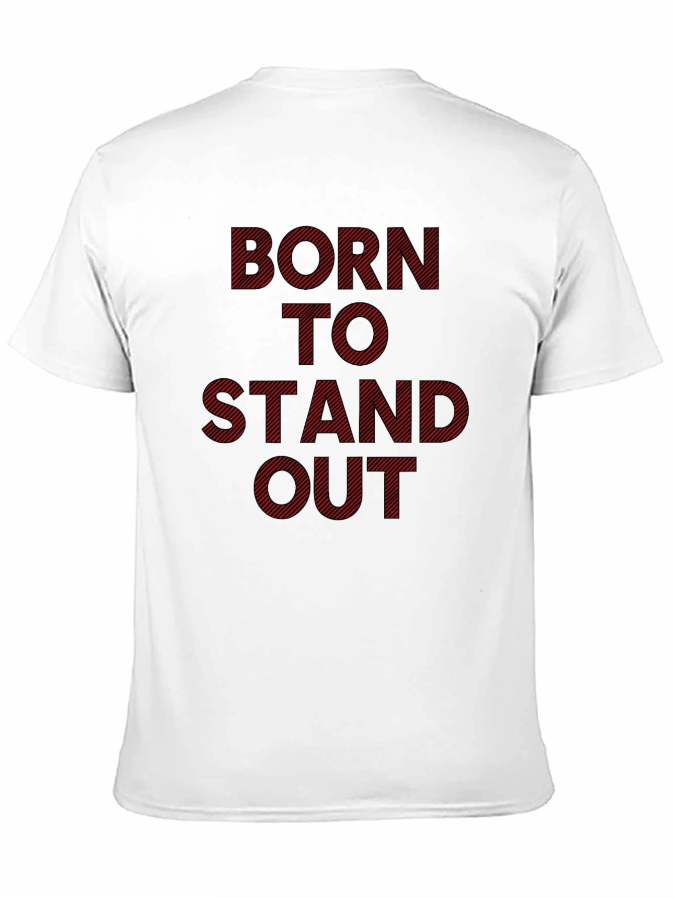 Black Born to Stand Out Black Graphic Tee view 11