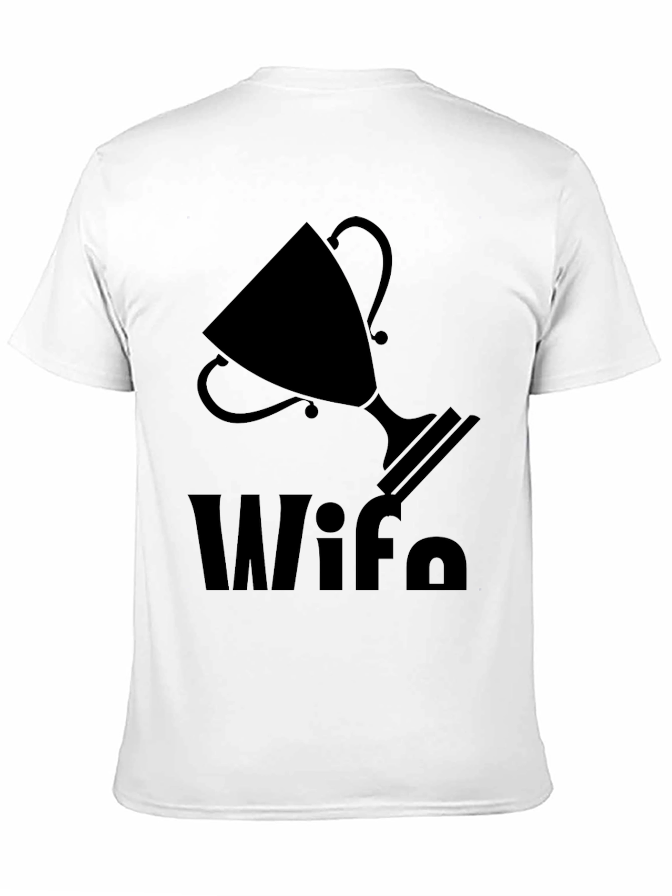 Black Wife Trophy Graphic T-Shirt view 11