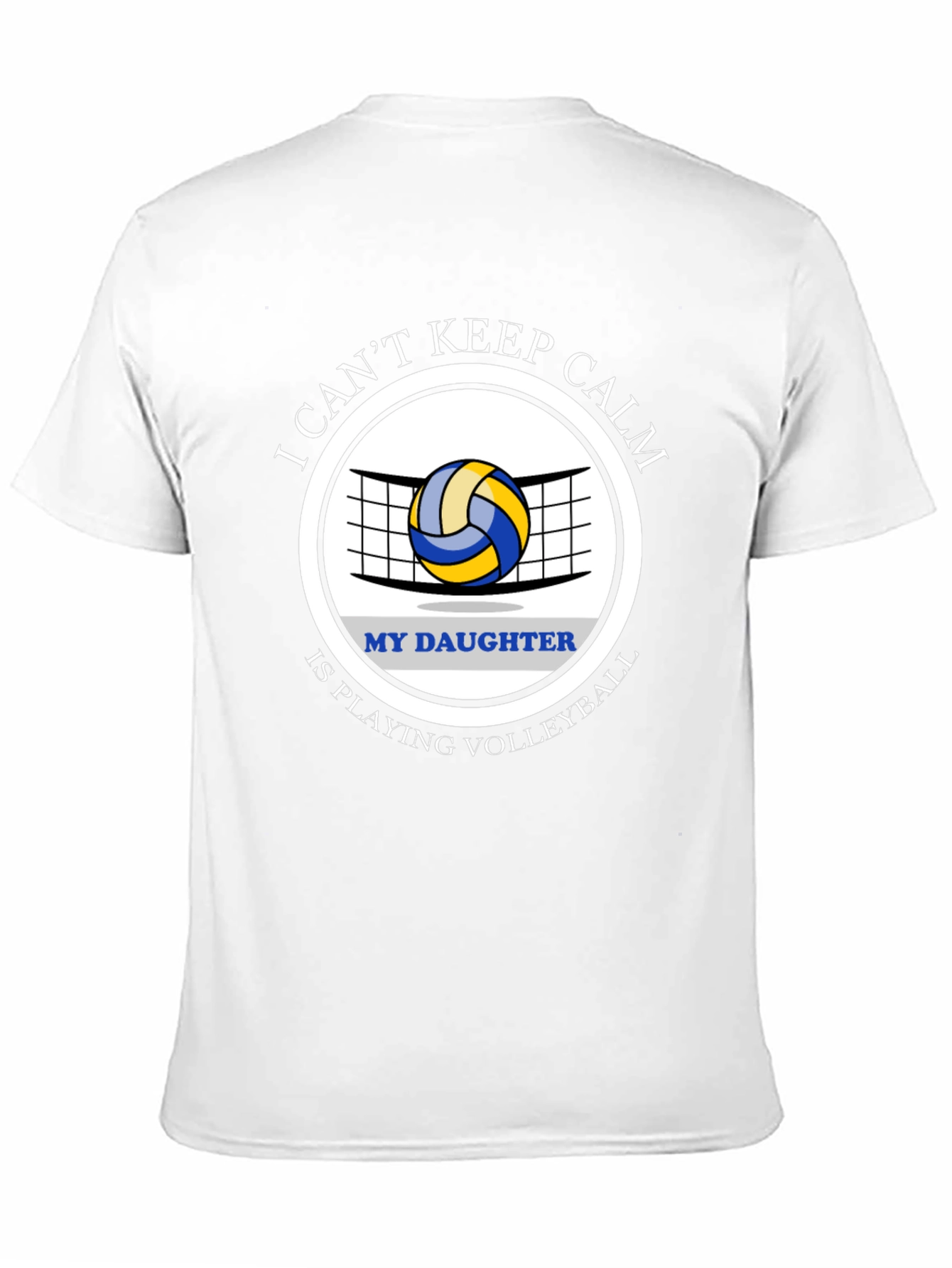 Black Volleyball Daughter T-Shirt, Sport Fan Tee view 11