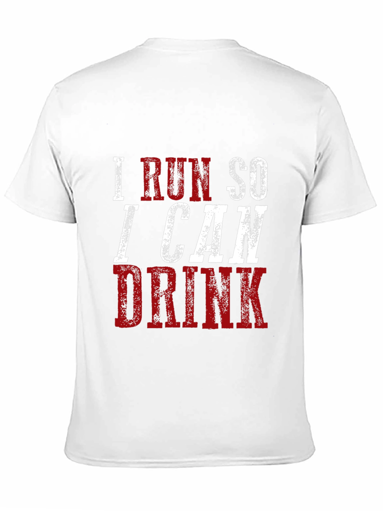 Black Funny 'I Run So I Can Drink' Graphic Tee view 11
